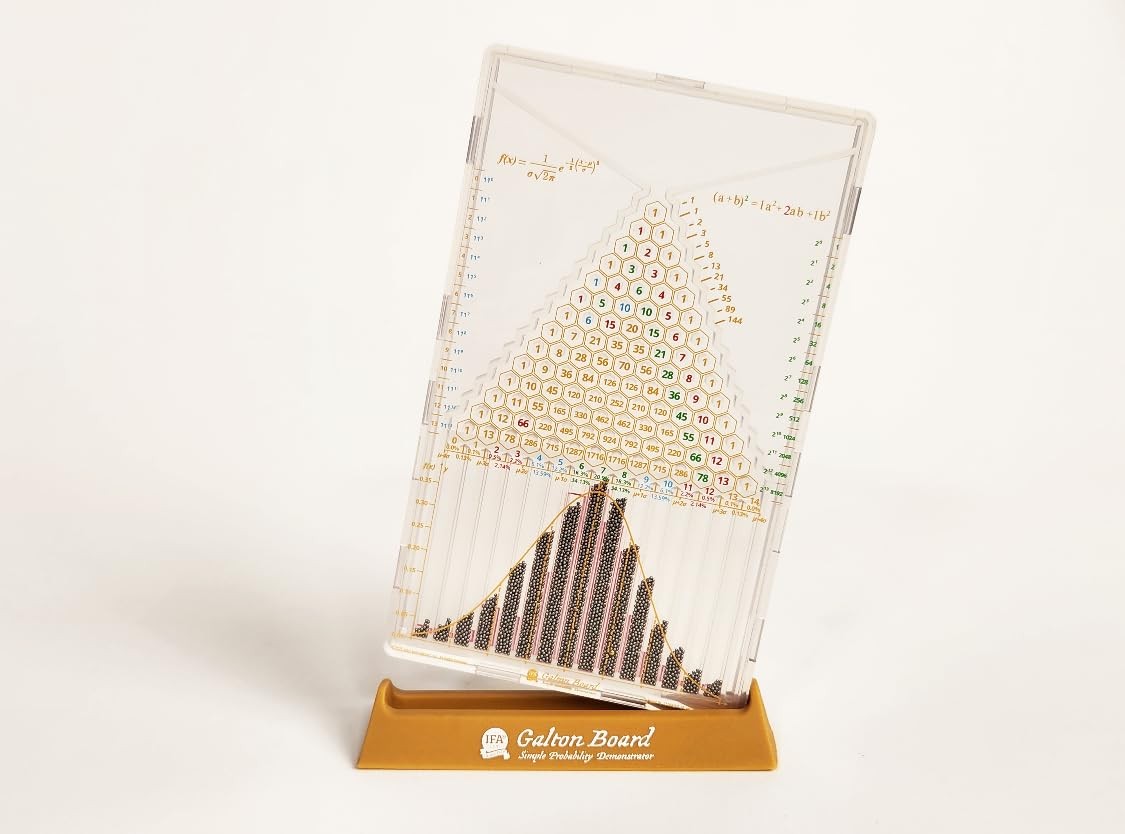 Galton Board: Simple Edition 6.5 inches tall, 4.5 wide