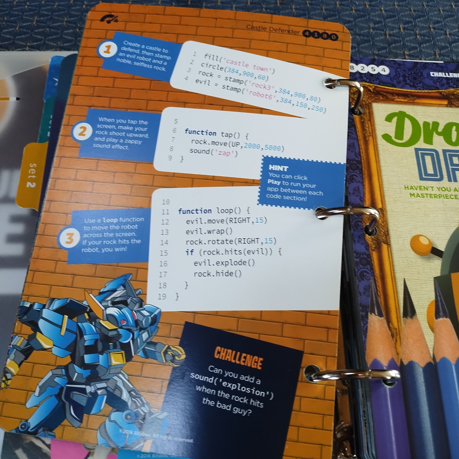 Bitsbox Apper Keeper Binder Volume 1 Sets 1-6 Coding for Kids Homeschool