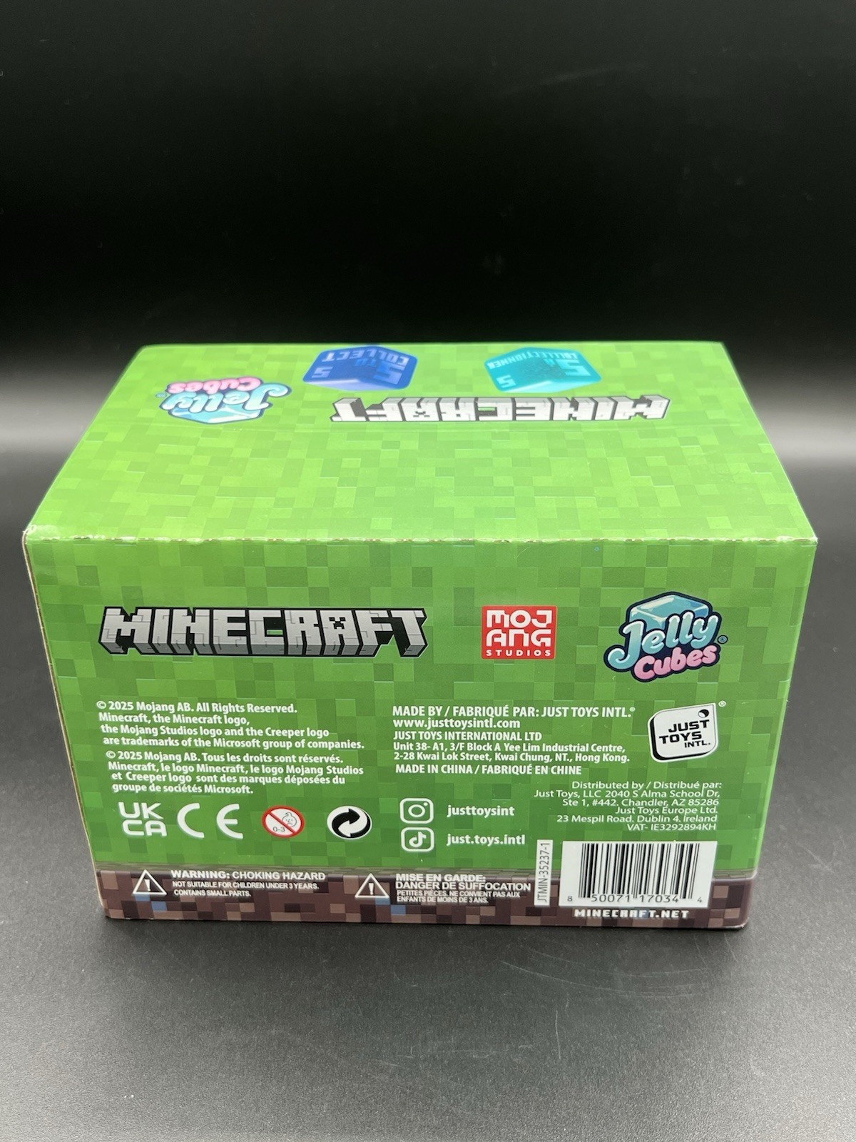 Minecraft Jelly Cubes Viral Squishy Toy Sealed Case 12 Cubes Viral Like Needoh