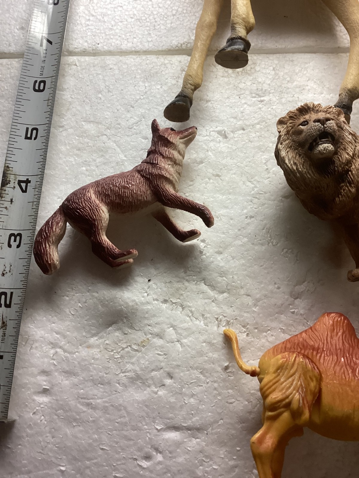 Vintage Mixed Plastic Safari Zoo Jungle Wild Animals Lot of 10.
