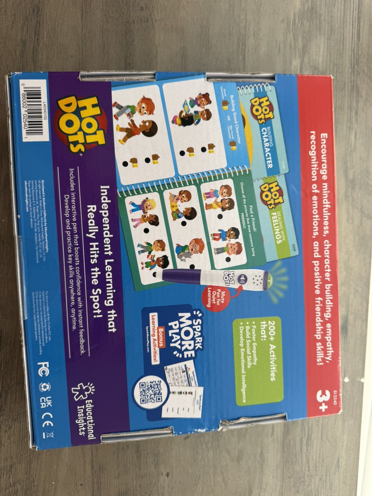 Educational Insights Feelings & Friendships Hot Dots Workbook Set new sealed