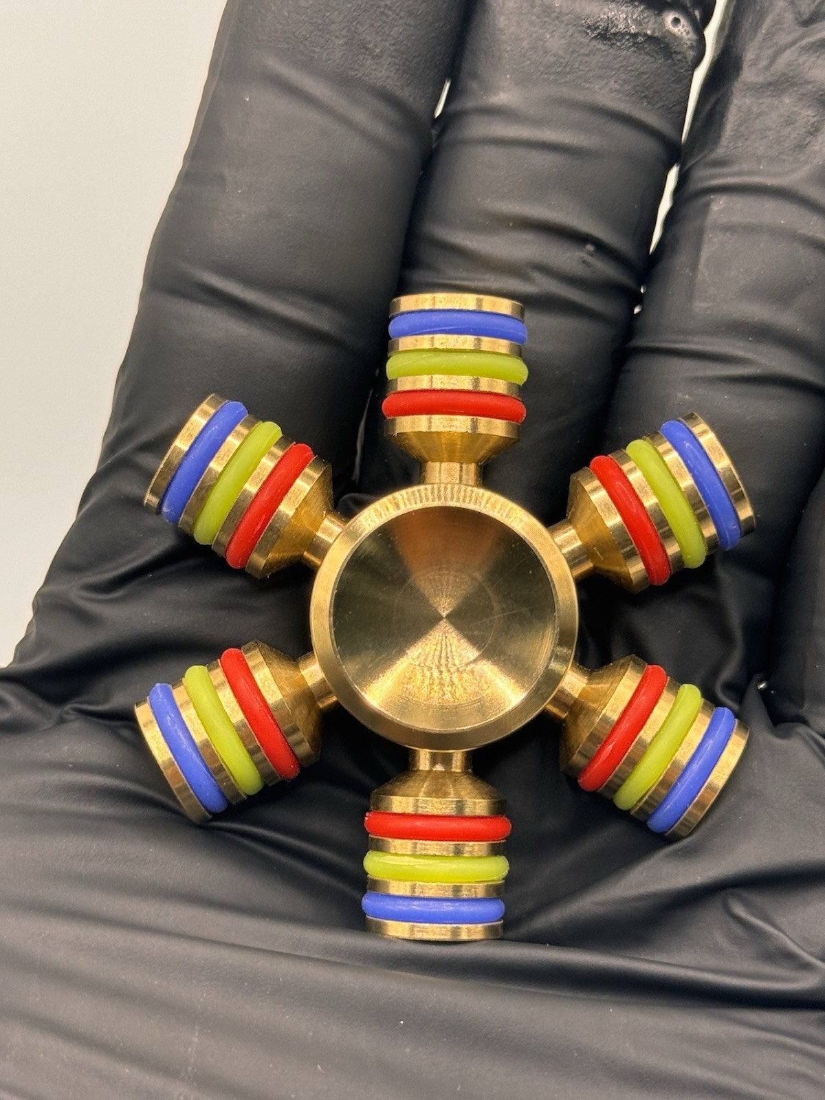 Metal Brass Fidget Spinner All Metal Toy Adults Kids Boys Girls