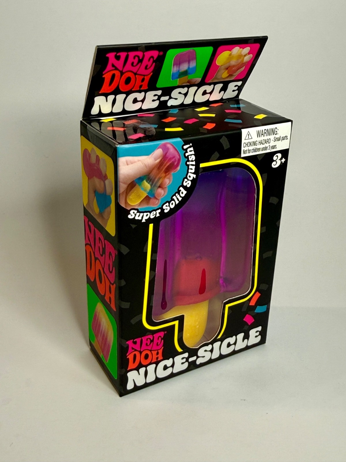AUTHENTIC NeeDoh Nice-Sicle Purple Popsicle Viral Squishy 🔥 ULTRA RARE