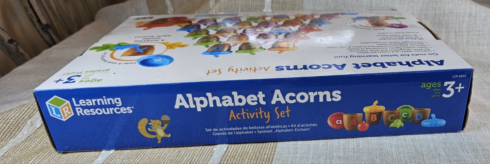 Learning Resources Alphabet Acorns Activity Set, 78 Pieces, Homeschooling New
