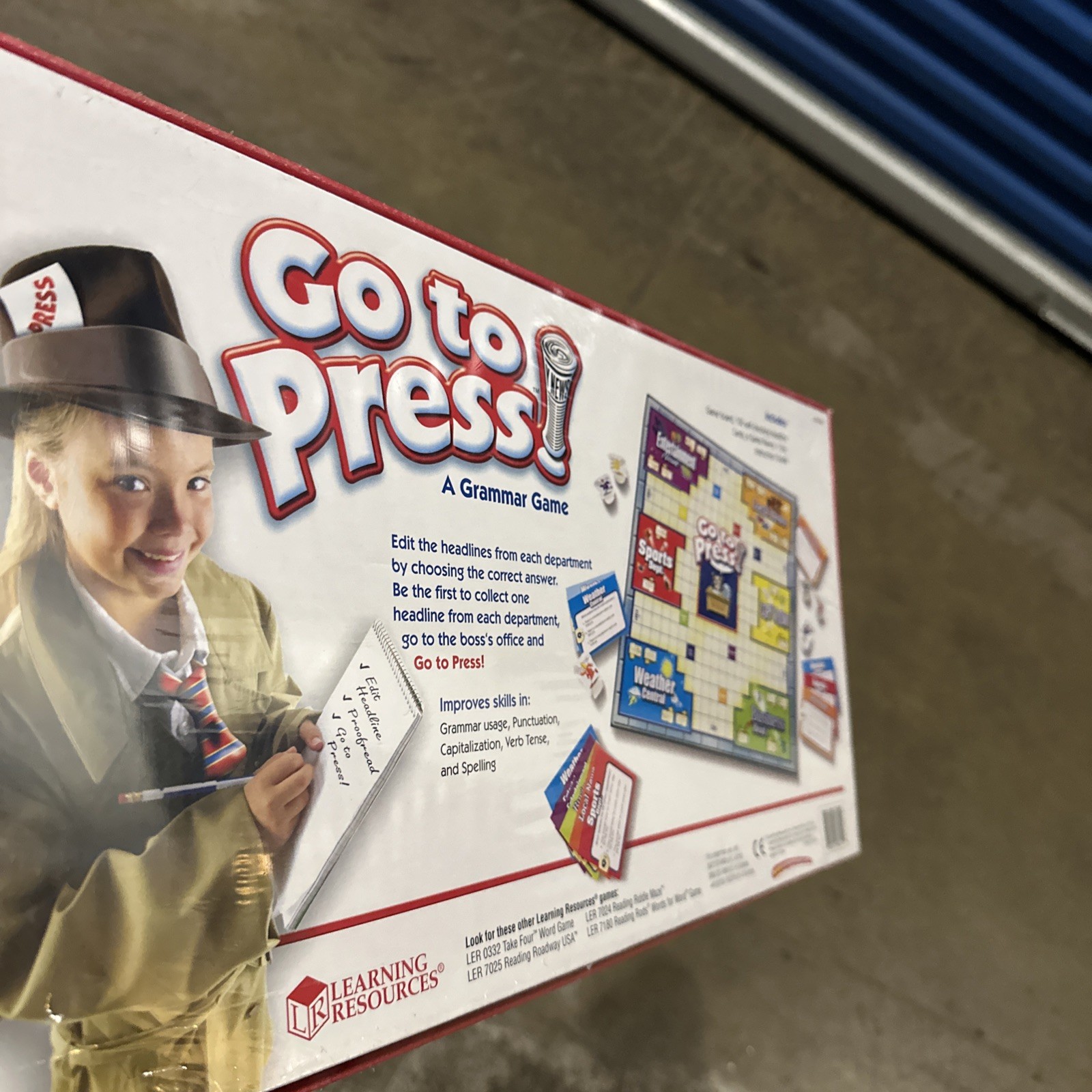 Learning Resources GO TO PRESS Grammar Game