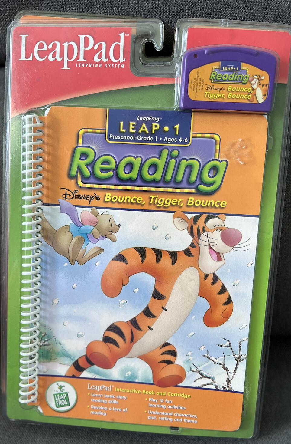 LeapFrog Leap 1 Lot Of 3 Bounce Tigger Bounce/On The Move/On The Farm(3) NEW