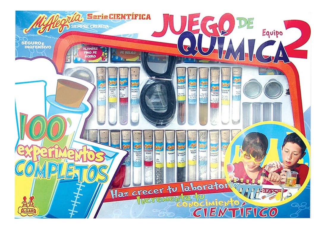 Mexican Toy Juego De Quimica Chemistry Set 100 Experiments Made In Mexico