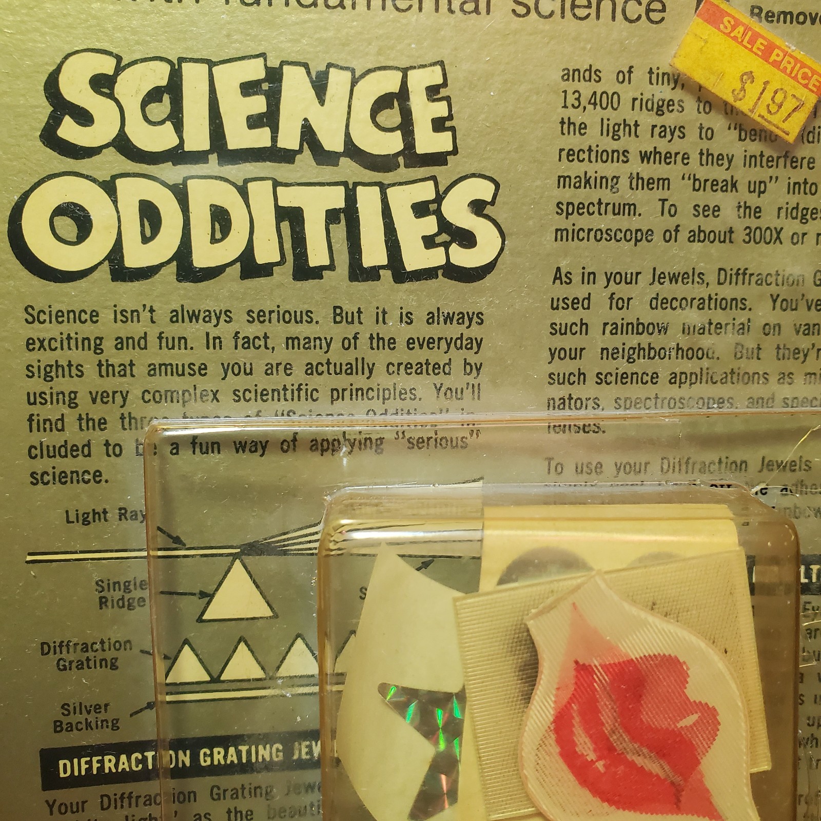 Edmund Scientifics Science Oddities Fun With Fundamental Science Kit Vtg 1979