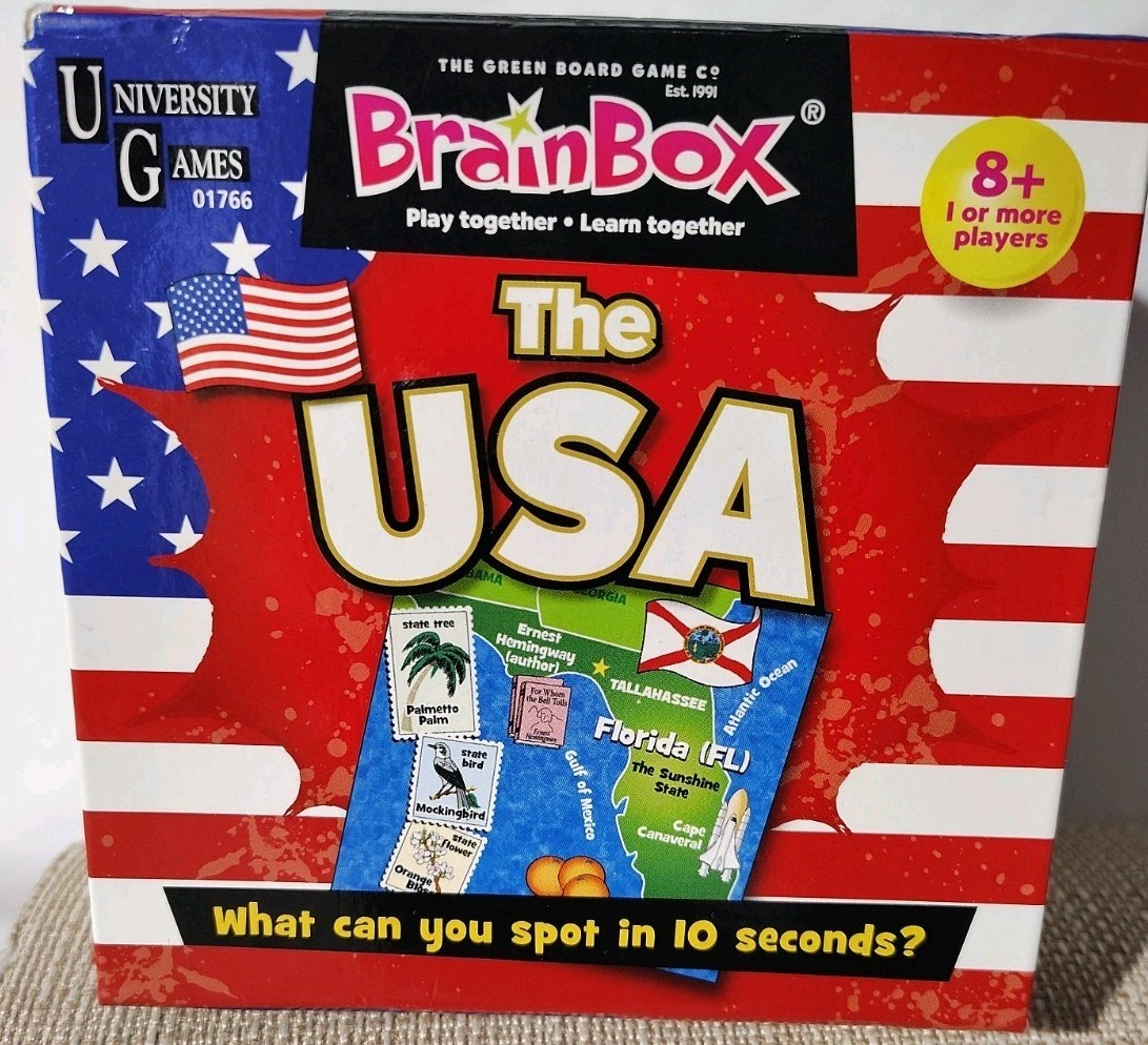 BRAIN BOX The USA The Ten Minute Brain Challenge