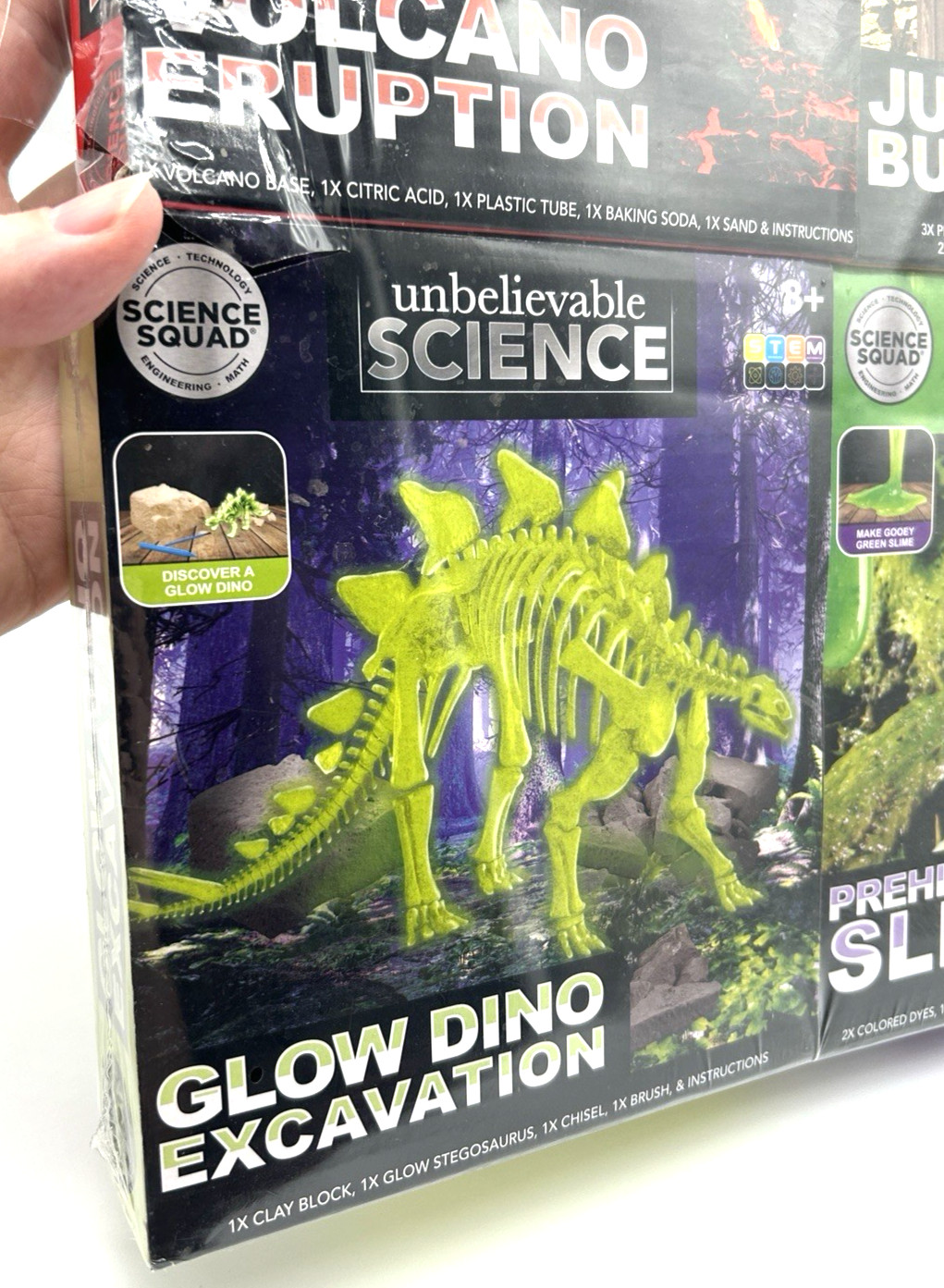 Unbelievable Science 4-in-1 Prehistoric Pack NEW SEALED Dinosaurs Jurassic