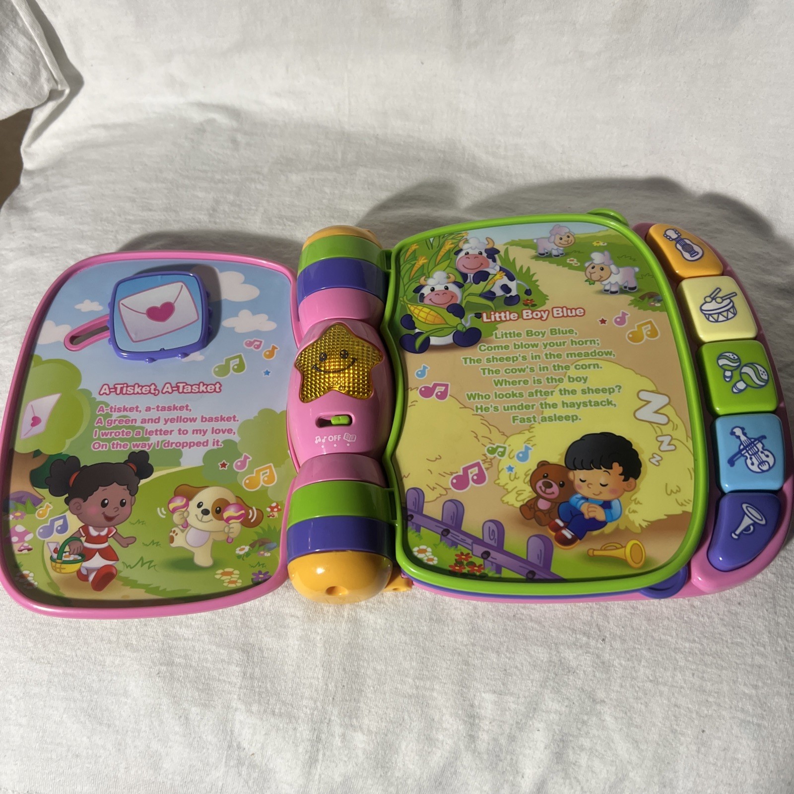 VTech Musical Rhymes Interactive Book Educational Toys For 6 month to 3 years