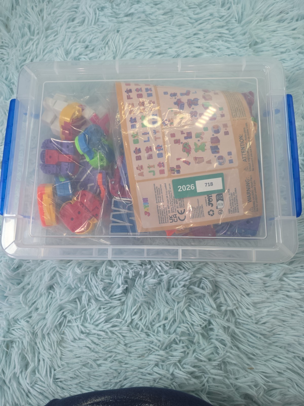 Lakeshore Alpha-Bots Math-Bots Transforming Toy Set Alphabet Numbers Math Lot