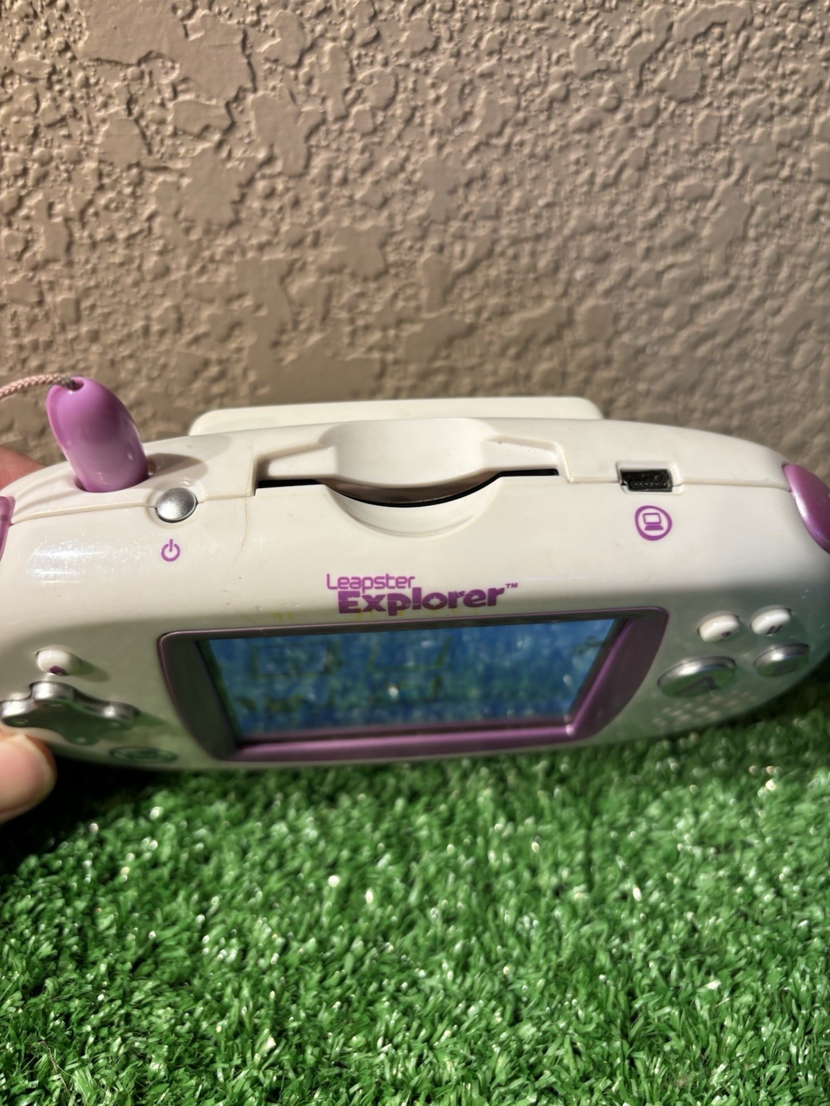 LeapFrog Leapster Explorer Learning System White Purple Unit Cars 2