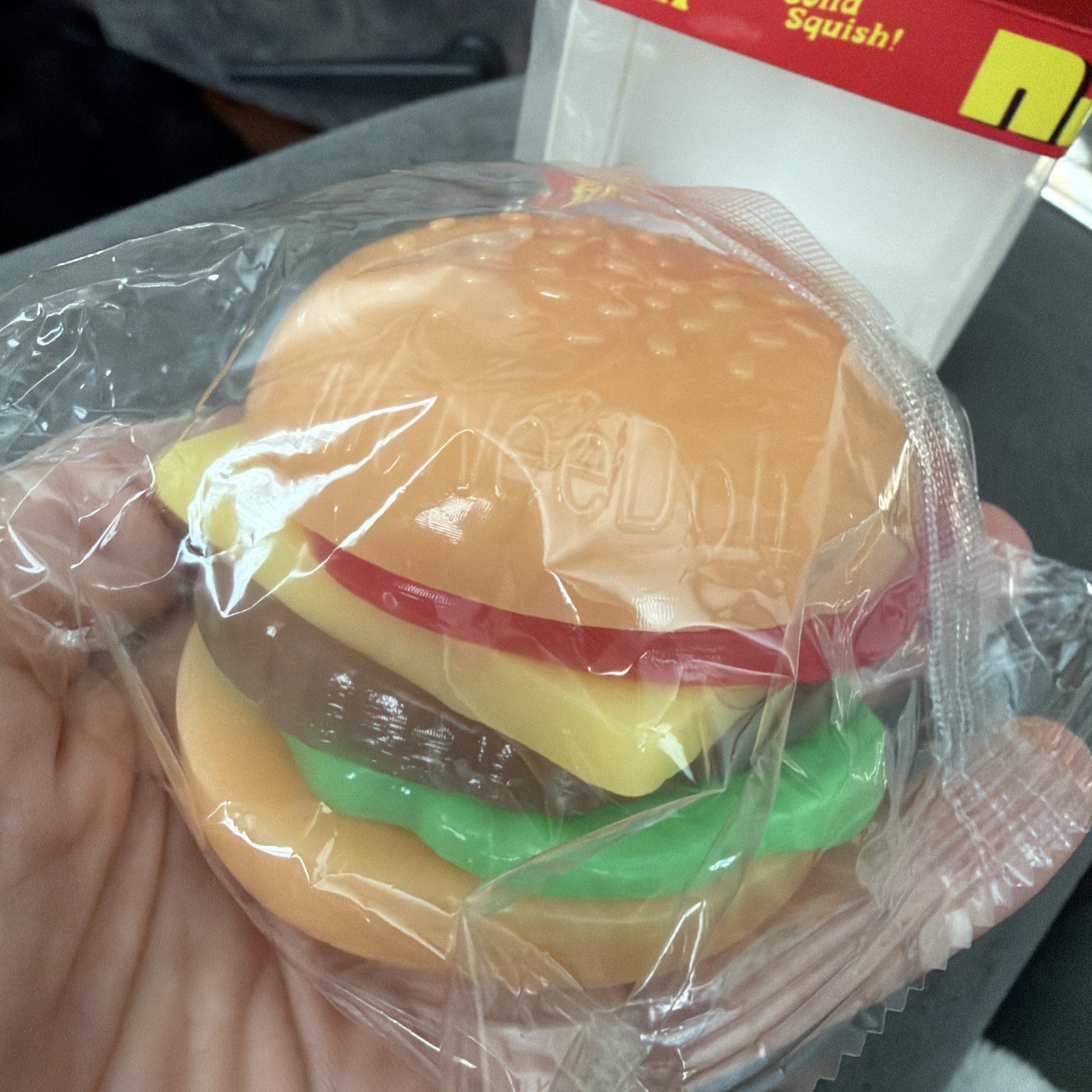 New McDonalds Burger Big Mac Squishy Toy Nee Doh Nice Cube Limited Edition