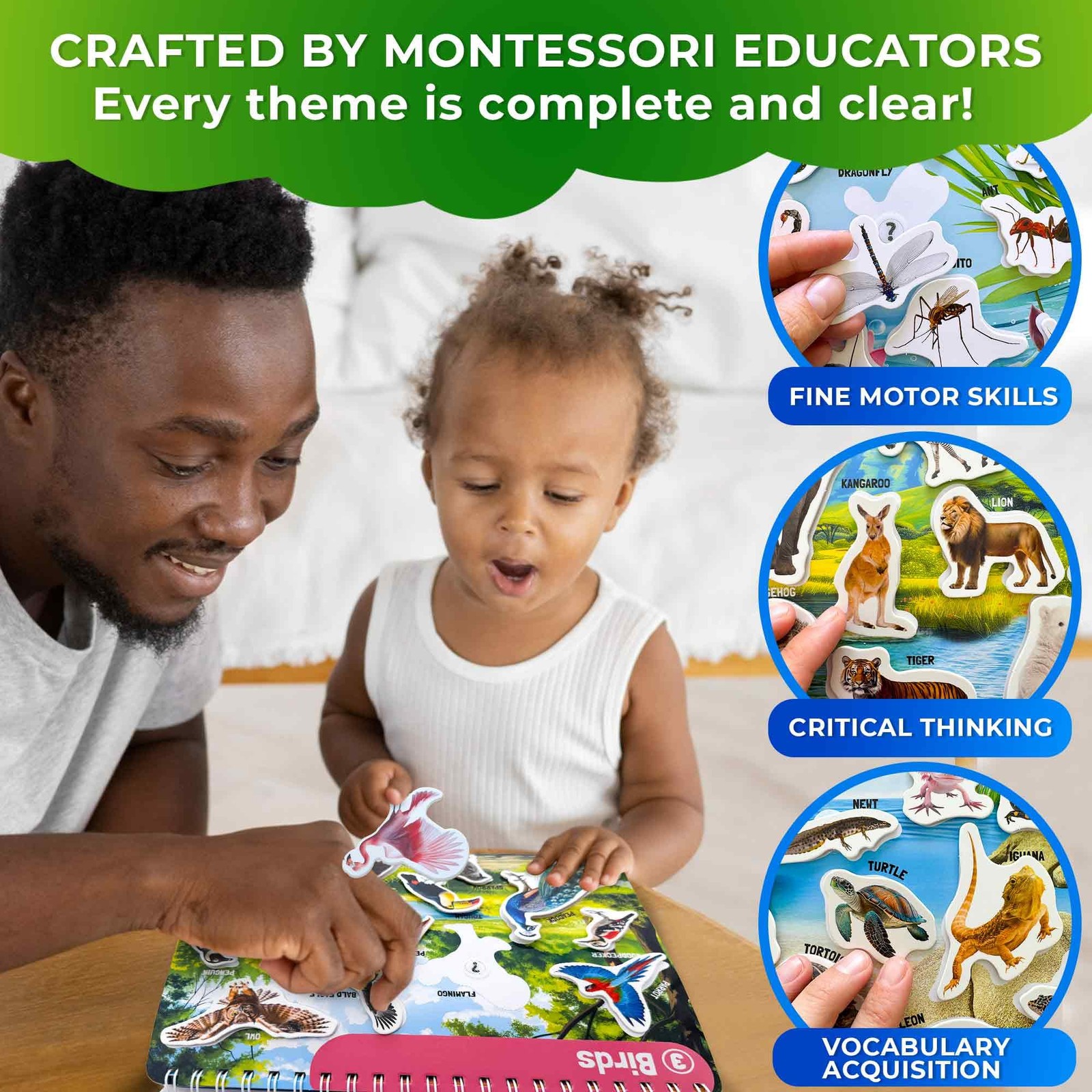 Montessori Busy Book for Ages 4-8 – Pre K Learning Activities for Homeschooli…