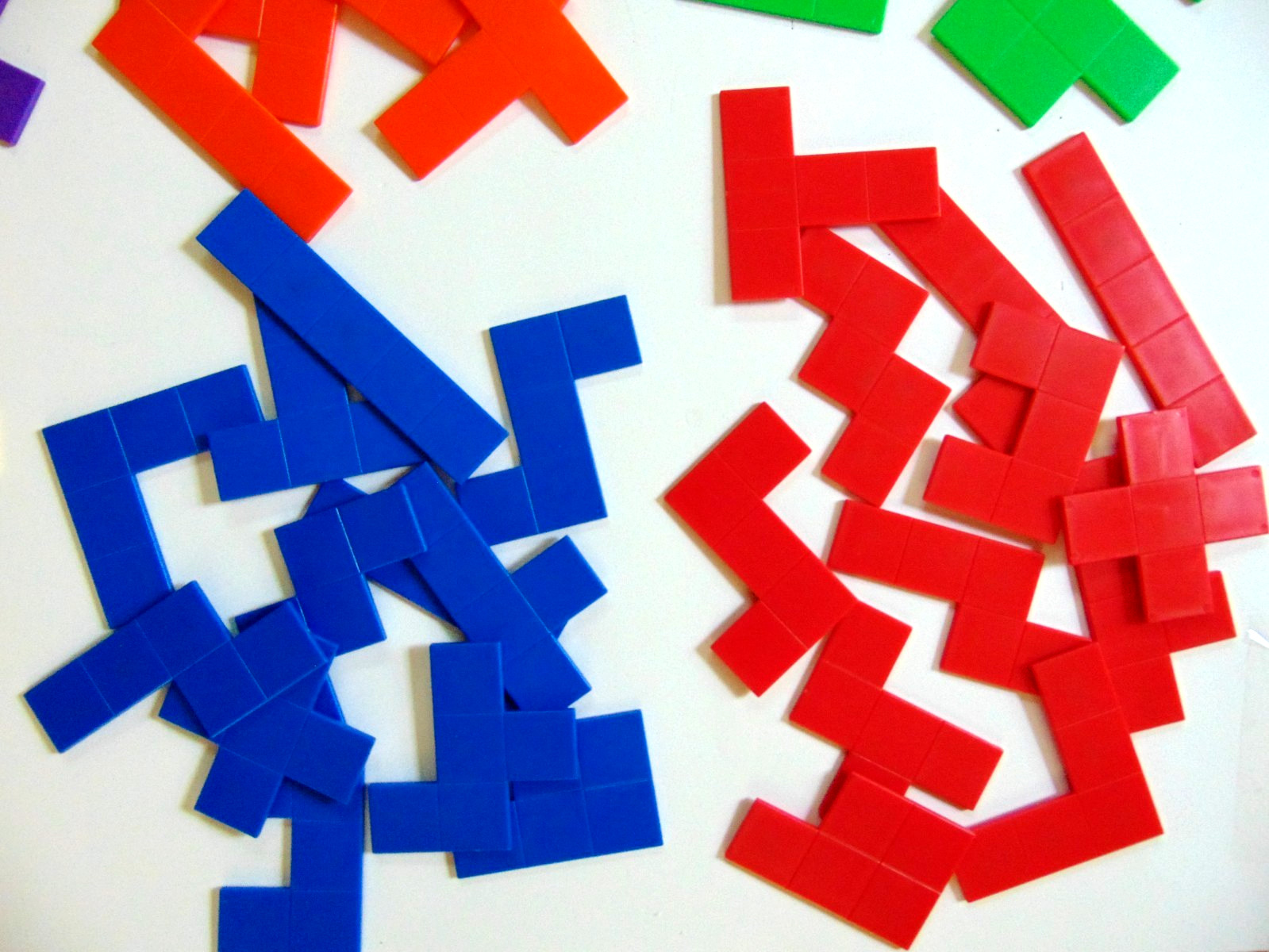 Pentominoes Lot Shapes #7963 Six Colorful Pieces Kids STEM Activity Math D