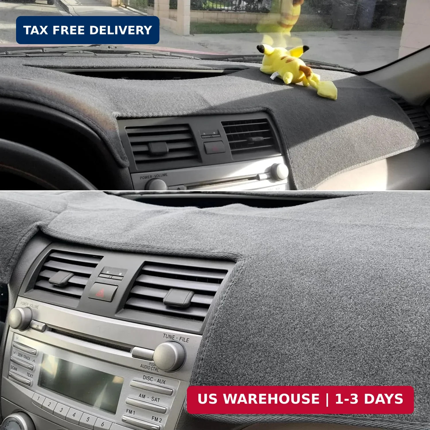 Dash Cover for Toyota Camry Accessories 2007 2008 2009 2010 2011 Custom Fit Dash