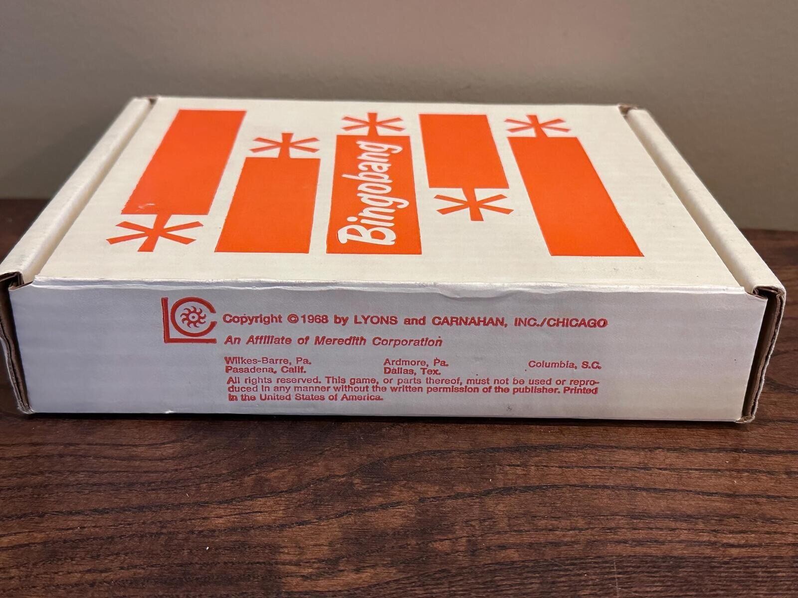 Vintage 1968 Bingobang Phonics Game Kit