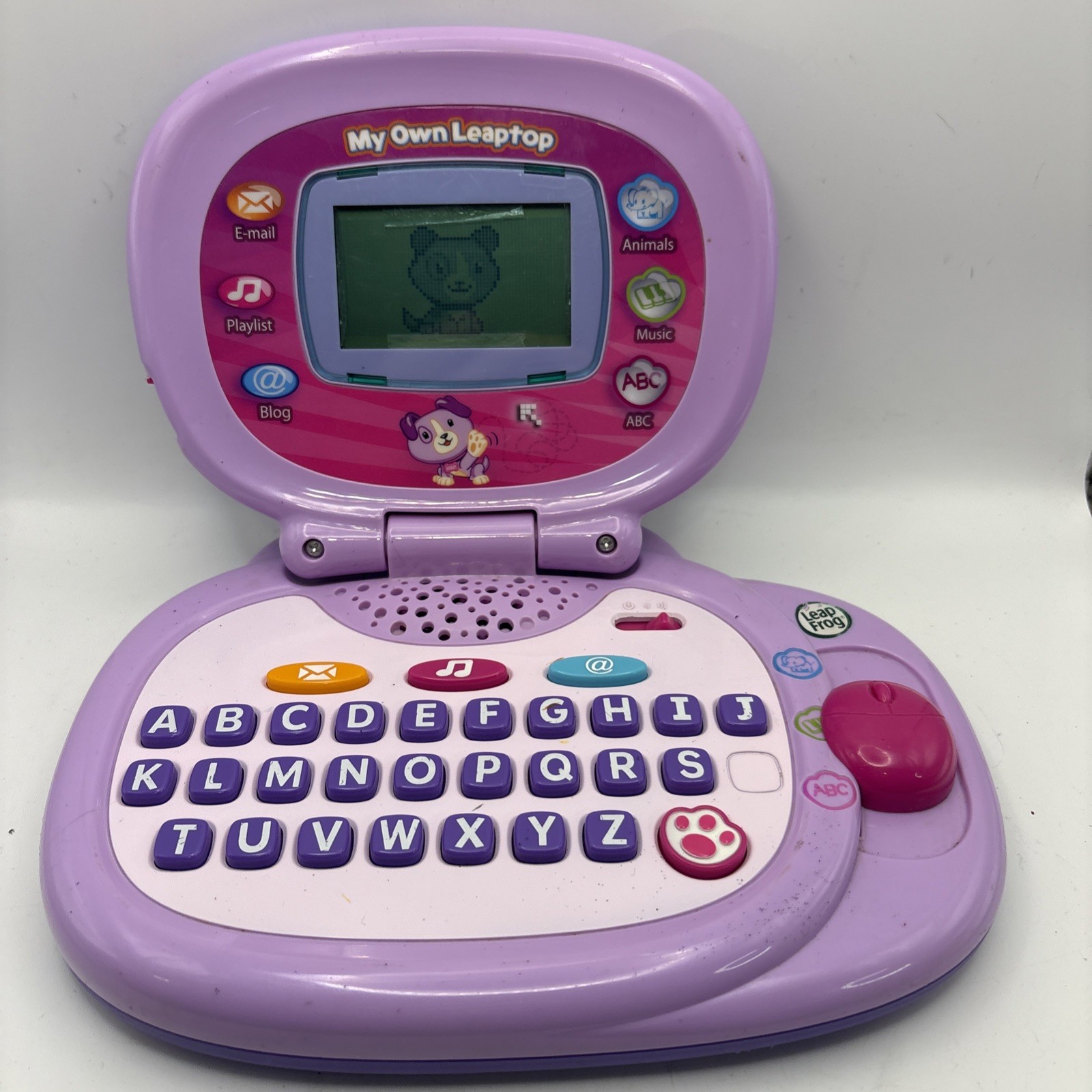 2010 LeapFrog My Own Leaptop Purple Electronic Learning Toy EDUCATIONAL TESTED