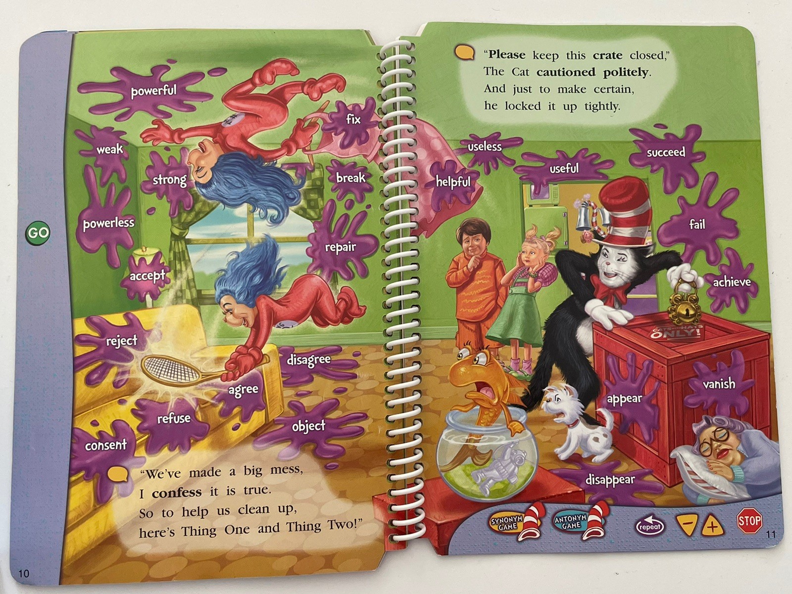 Dr Seuss The Cat in the Hat – Spiral Bound By Leap Frog 2nd Grade Reading (Book)