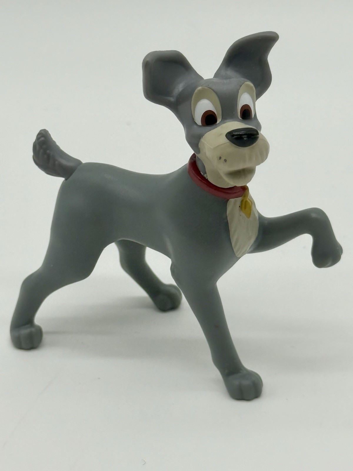 Miniature Dog Lot Toy Figures Flocked Shiba Inu Dalmation Corgi Collie Disney