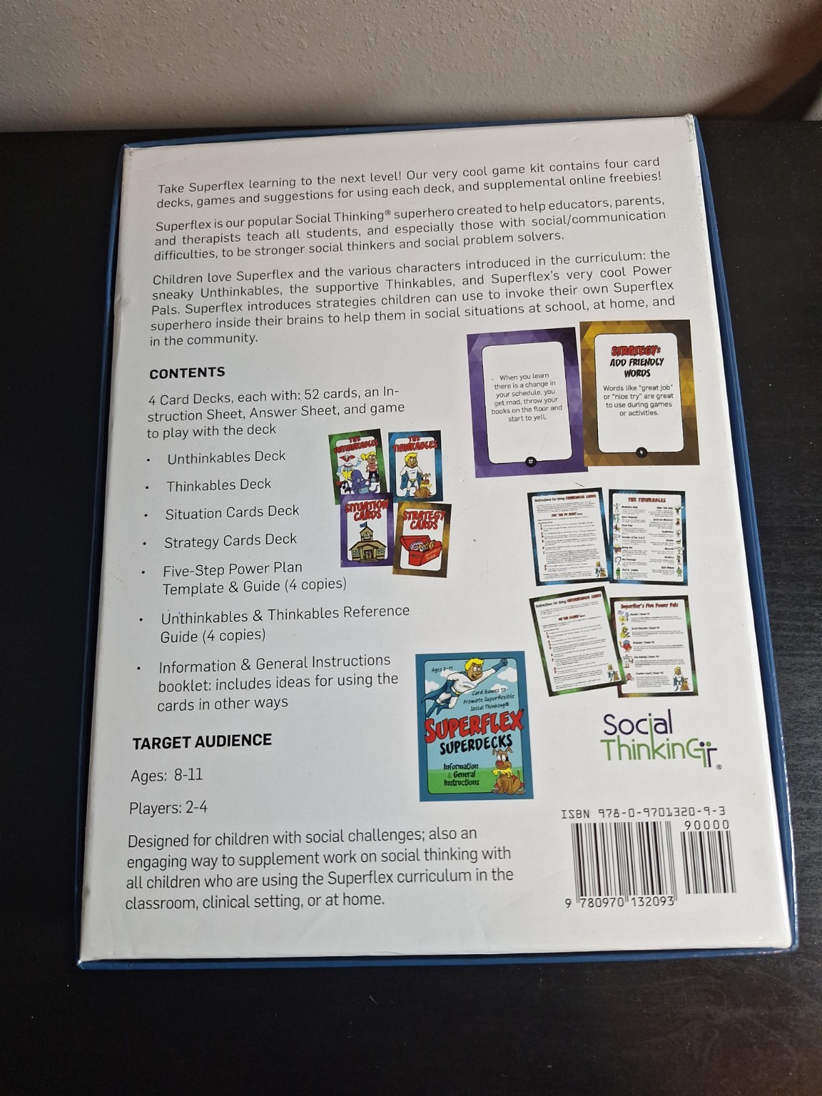 Superflex Super Decks Card Games Social Thinking Ages 8-11 – READ Description