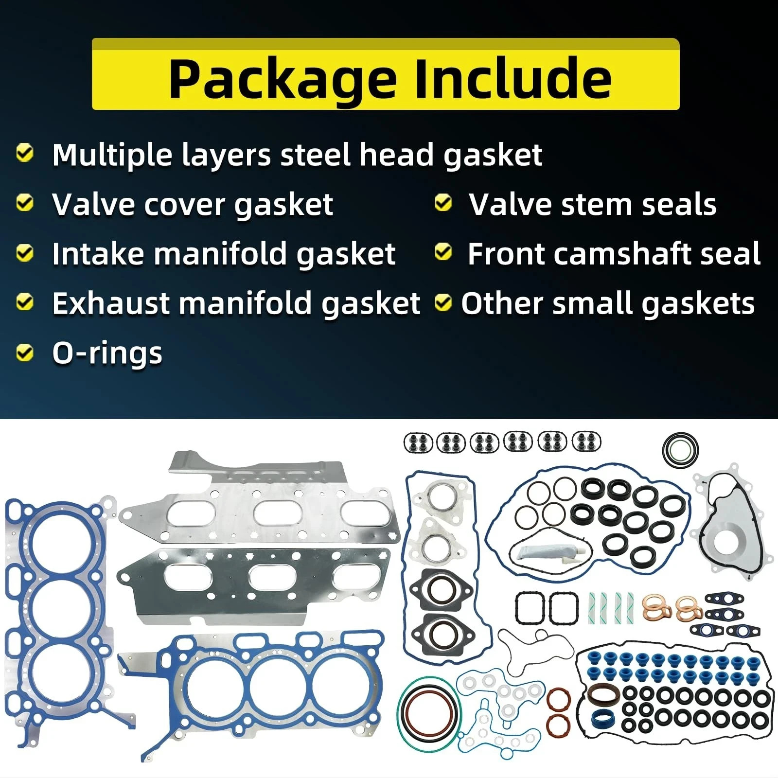 3.5 Ecoboost Head Gasket Set for Ford F150 F 150 2012 2013 2014 3.5L V6 Turbo…