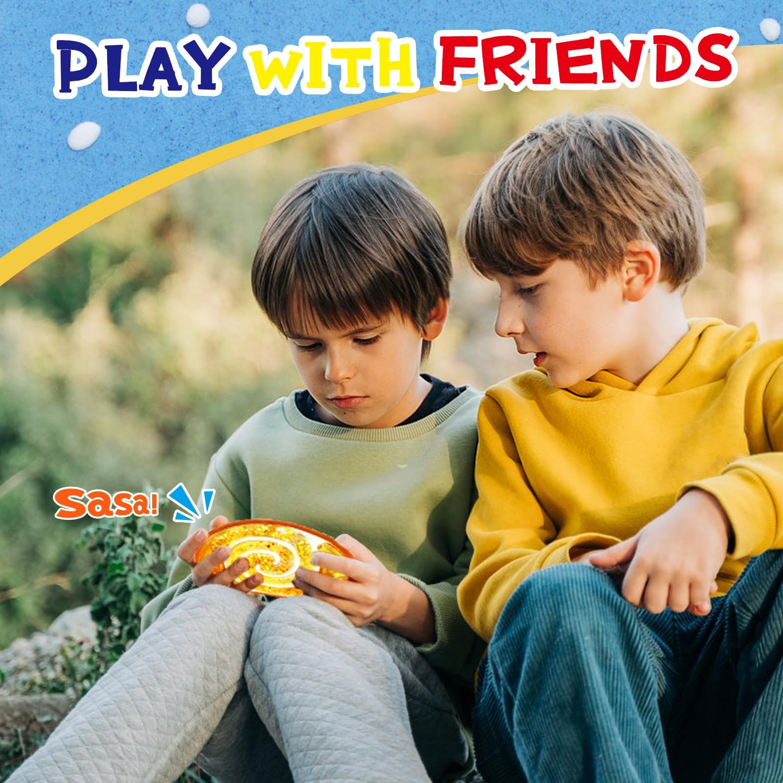 8 Pack Squeeze Fidget Toys for 8 Squishy Sensory Toys, Colorful