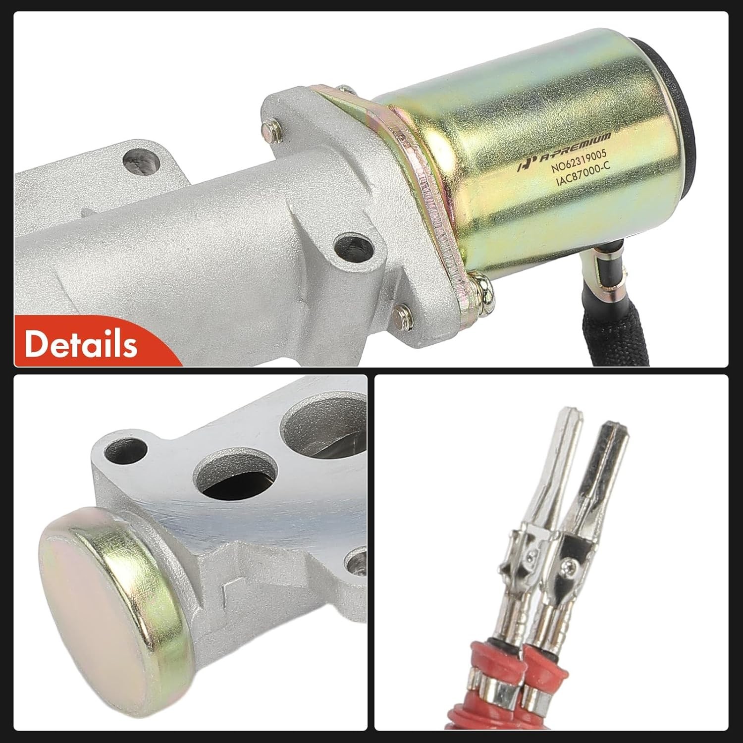 A-Premium Fuel Injection Idle Air Control Valve Compatible with Nissan D21 1990-