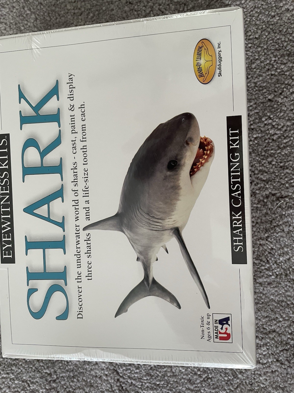 Skullduggery Eyewitness Kits Shark Casting Kit Educational Science Ages 8+ 2003