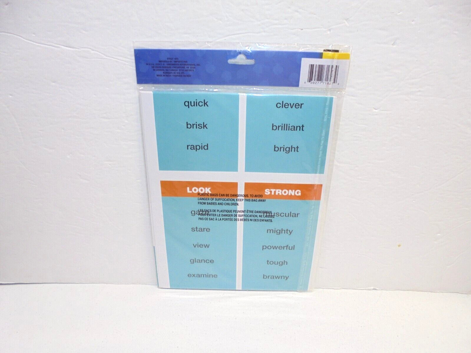 Educational Posters English Words Synonyms Homeschool Classroom