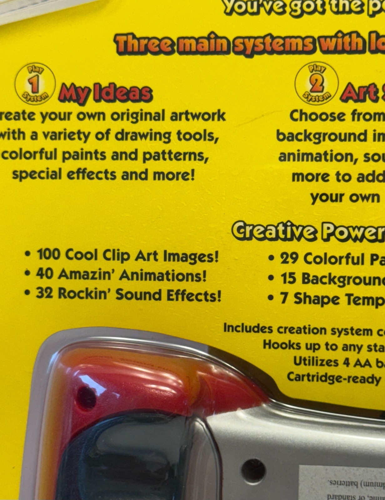 NEW~ETCH A SKETCH ELECTRONICS~ETO~Easy TV Hook Up~Creativity/Drawing System~NICE