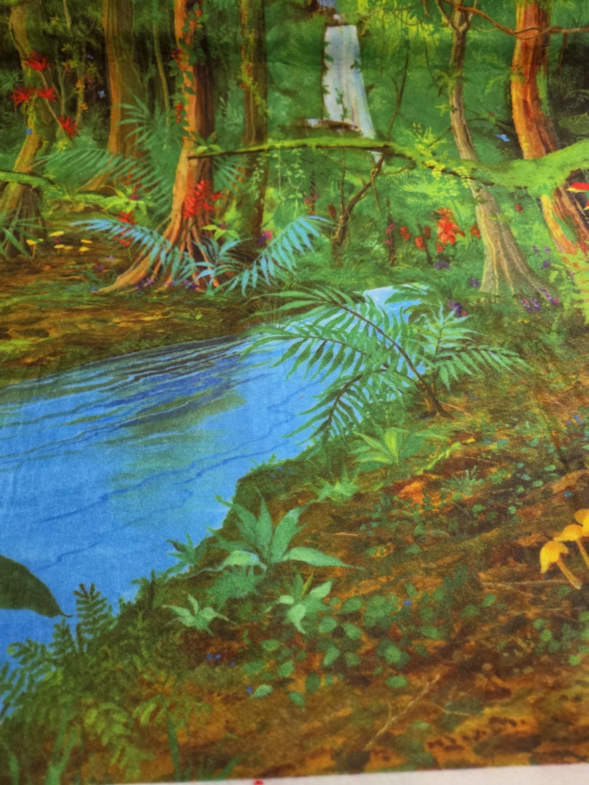 Little Folk Rain Forest Felt Set 30+ Pieces LOT Background & Pre-Cut Animals