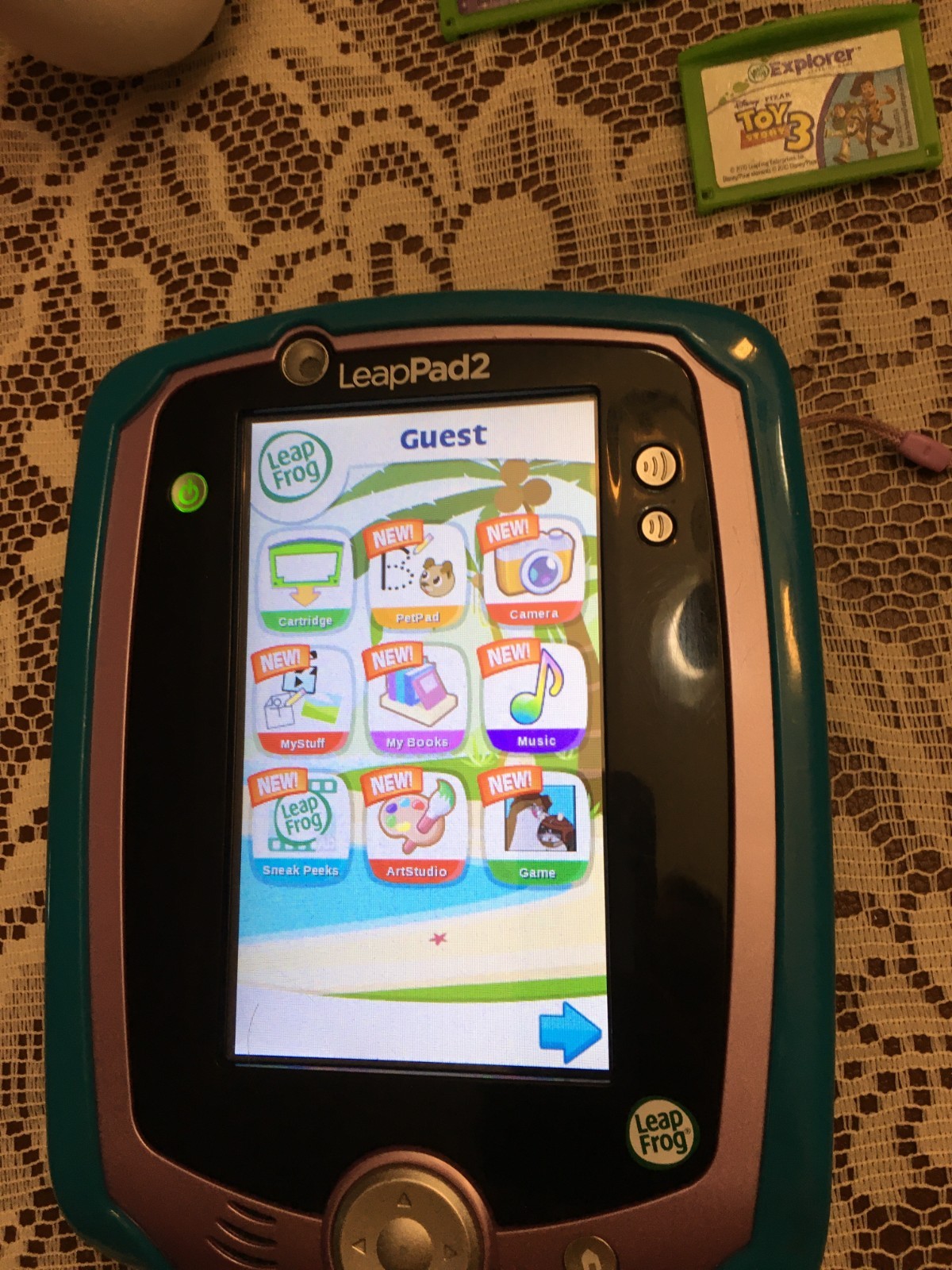 Leapfrog Leappad2 learning System w 7 games & Case Tested