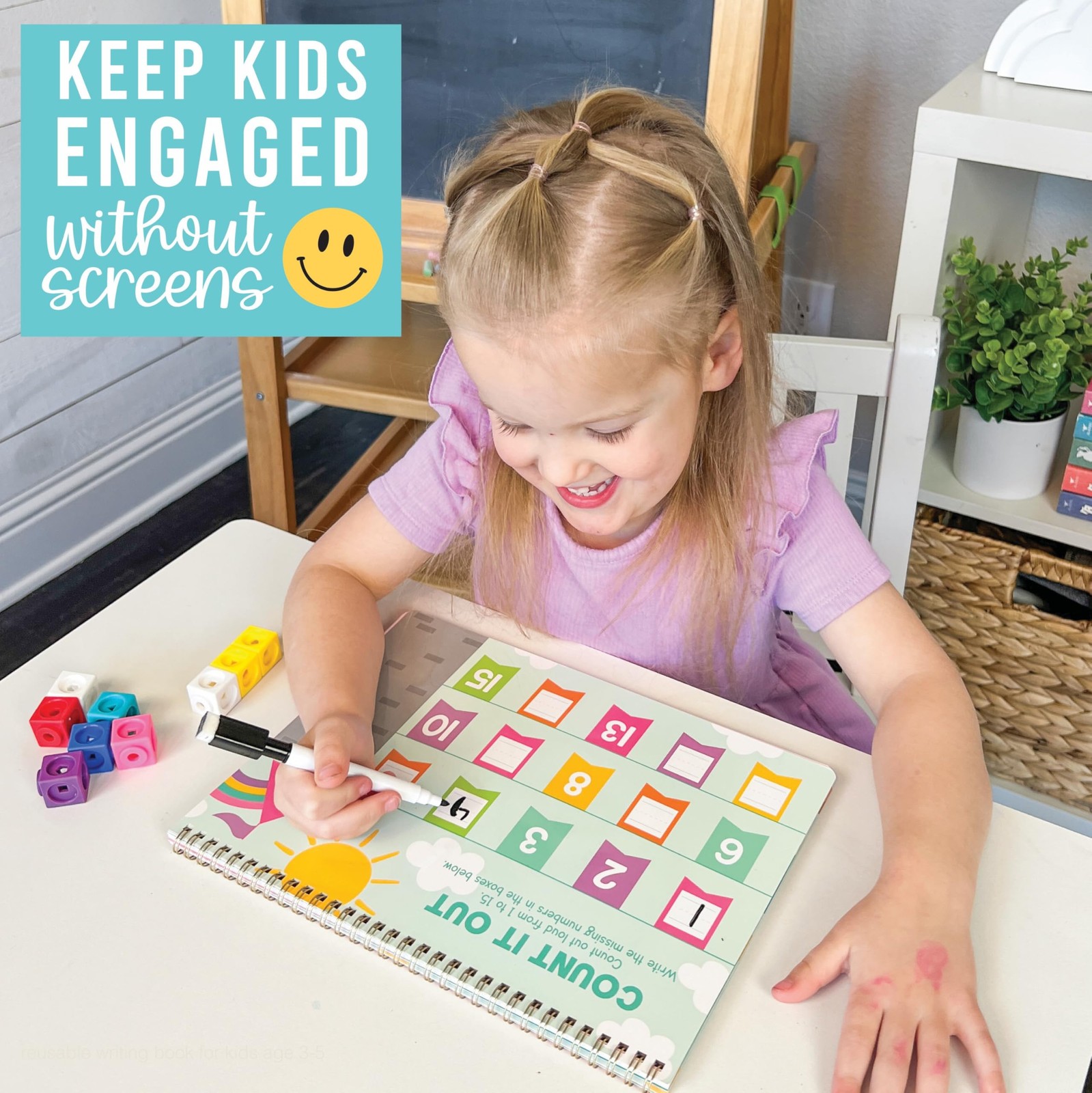 ABC Tracing Books for Kids Ages 3-5 – Dry Erase Letter Tracing for Kids Ages …