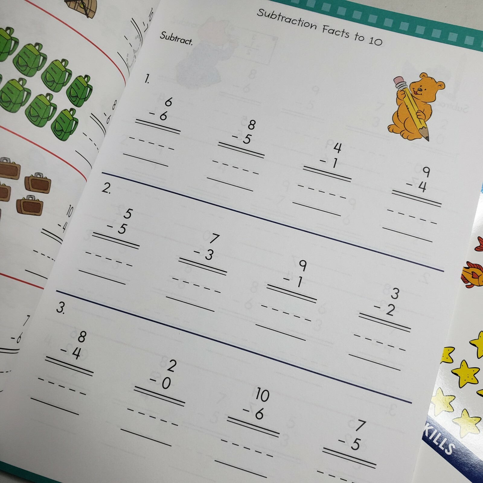 Homeschool Workbooks 1st and 2nd Grade Math Addition and Subtraction Common Core