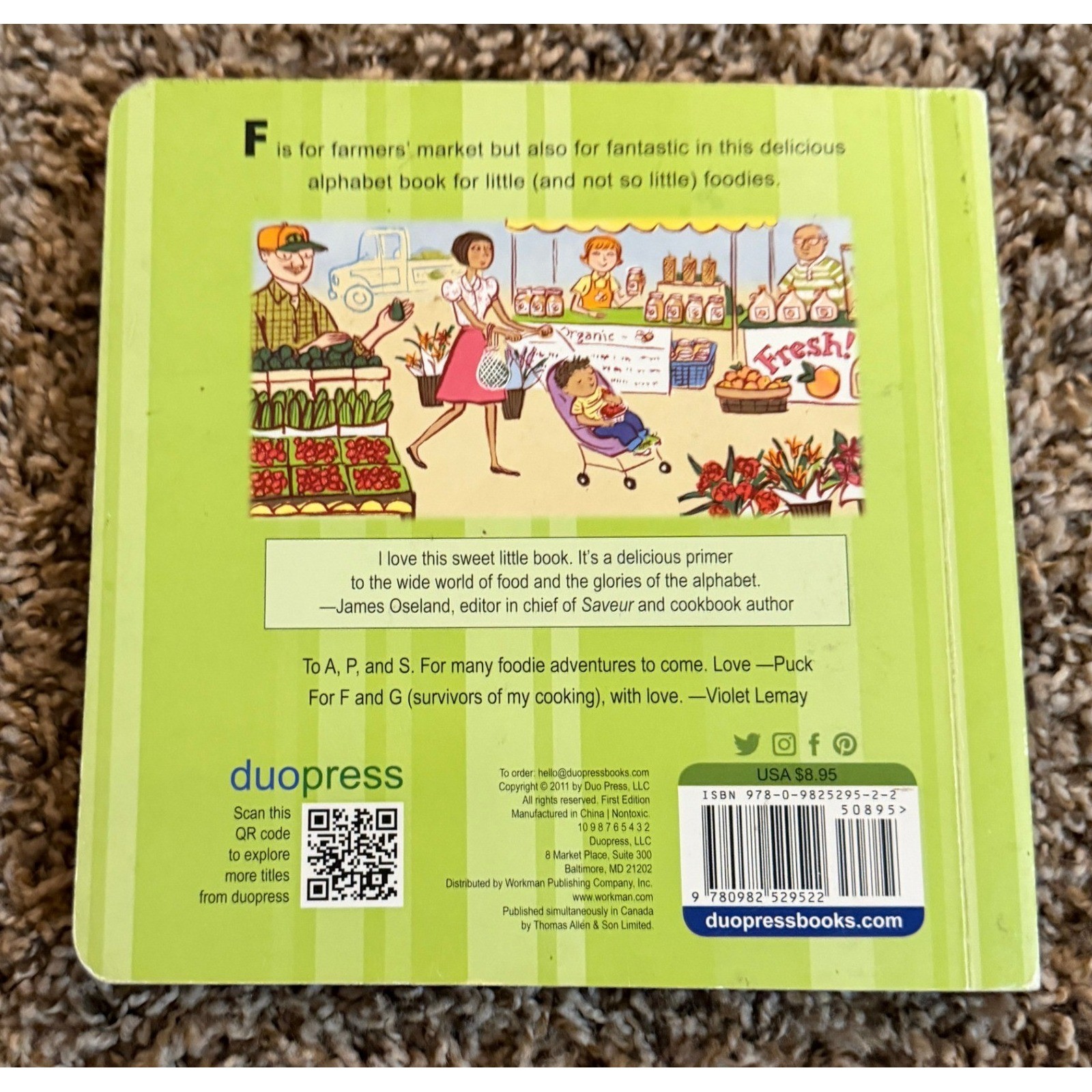 Duopress Food Trucks Lift-A-Flap & My Foodie ABC