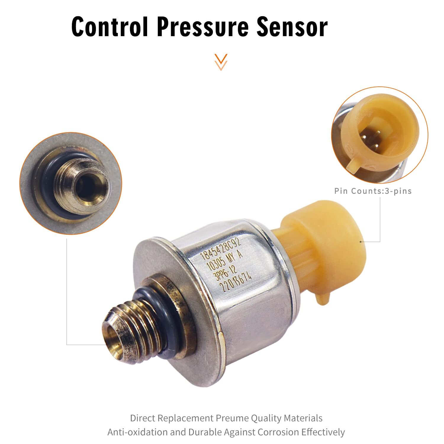 6.0 Powerstroke Injector Pressure Regulator ＆ ICP Control Sensor for New