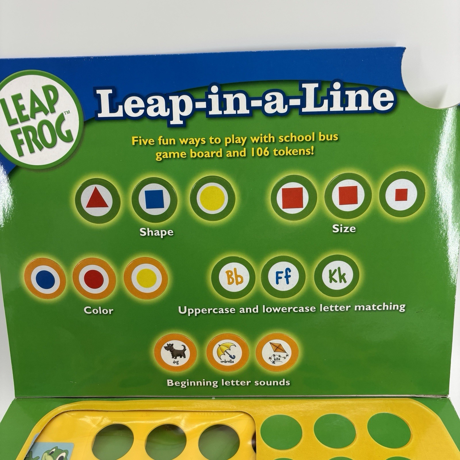 Leap Frog Leap in a Line Ready for School Skills 3+ Yrs 2005 Complete Preschool