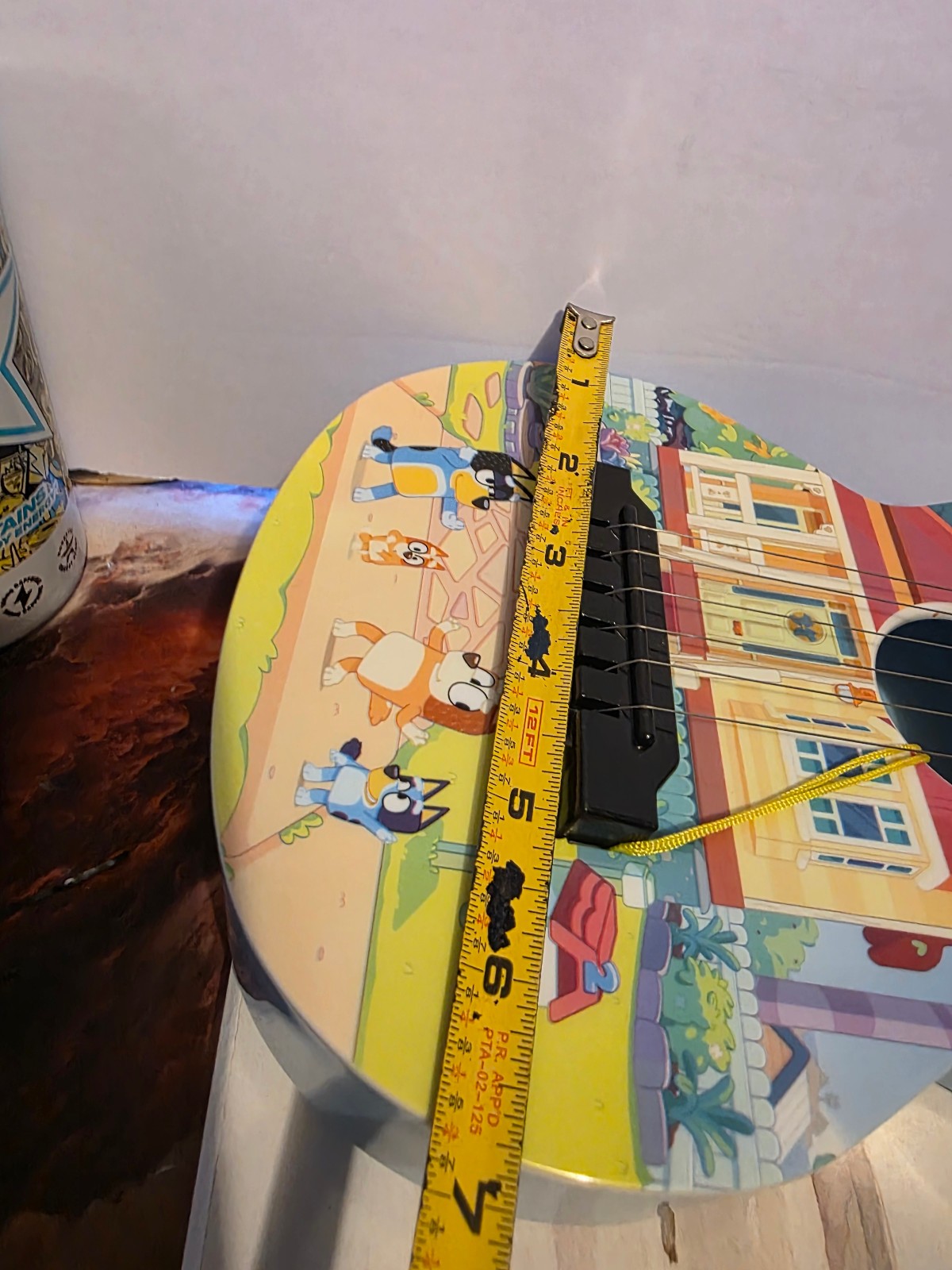 (Parts) Bluey 21″ Portable Kids Guitar, Small, Toy, Learn to Play for Toddlers