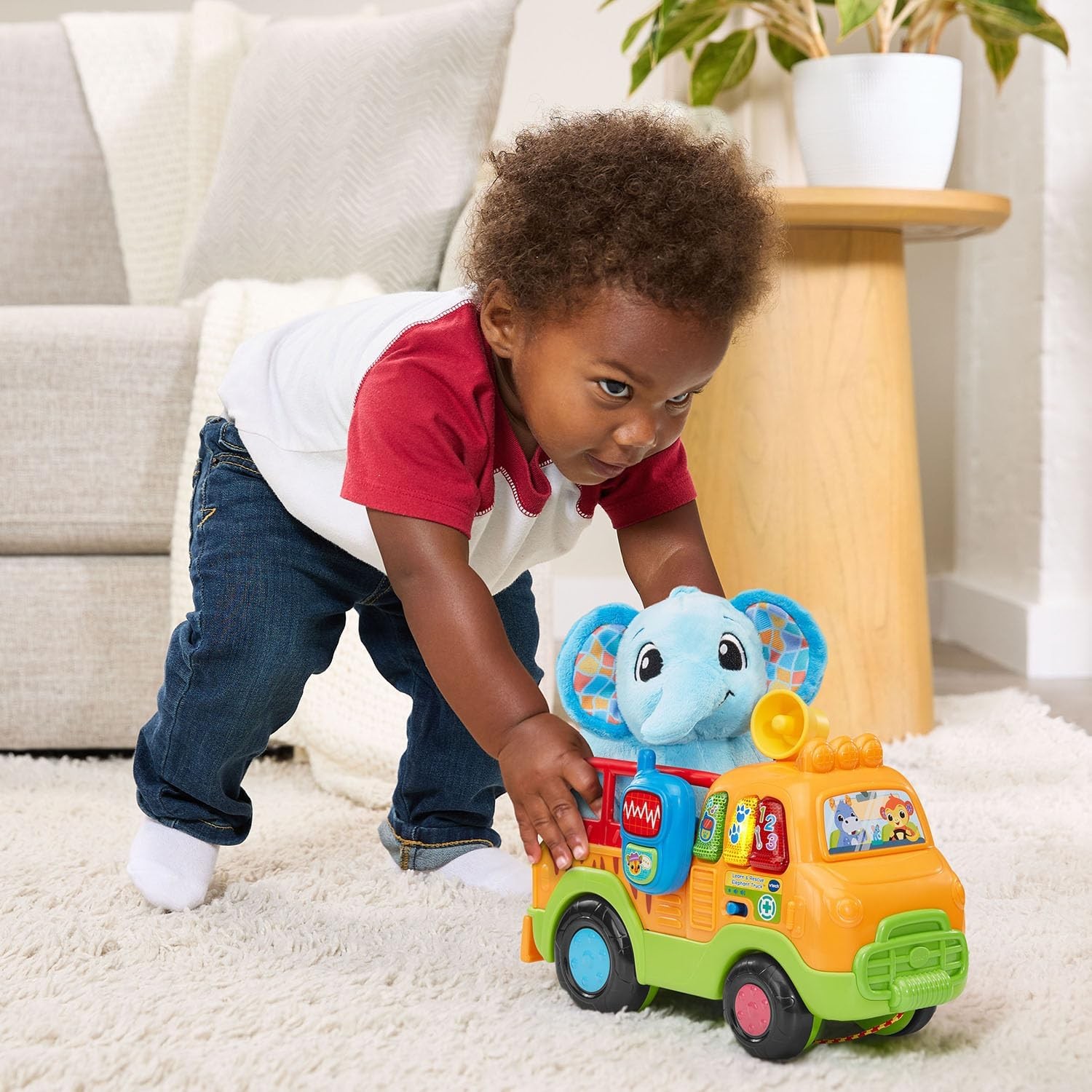 VTech Learn & Rescue Elephant Truck (English Version)