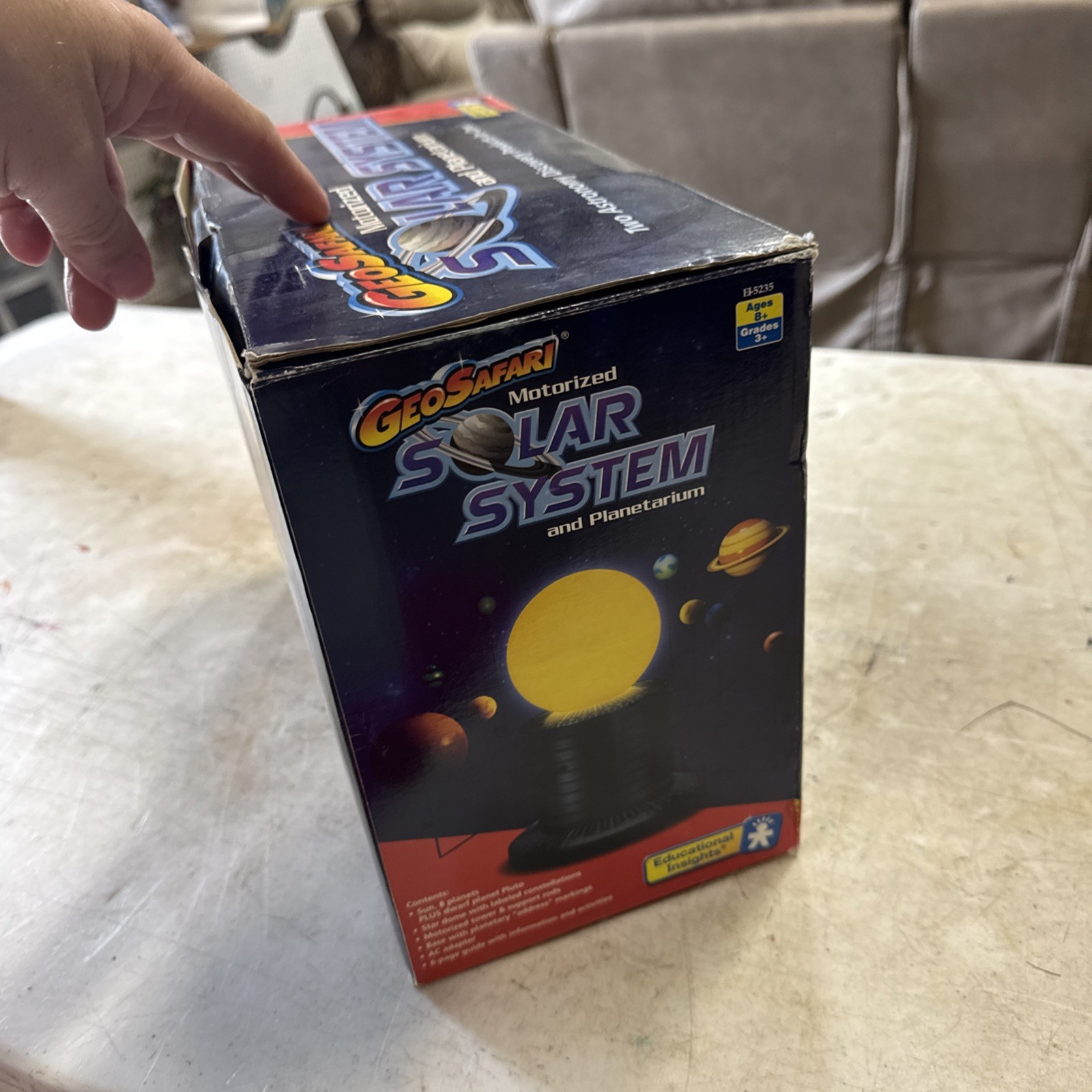 Educational Insights GeoSafari Motorized Solar System Project A Star Show WORKS
