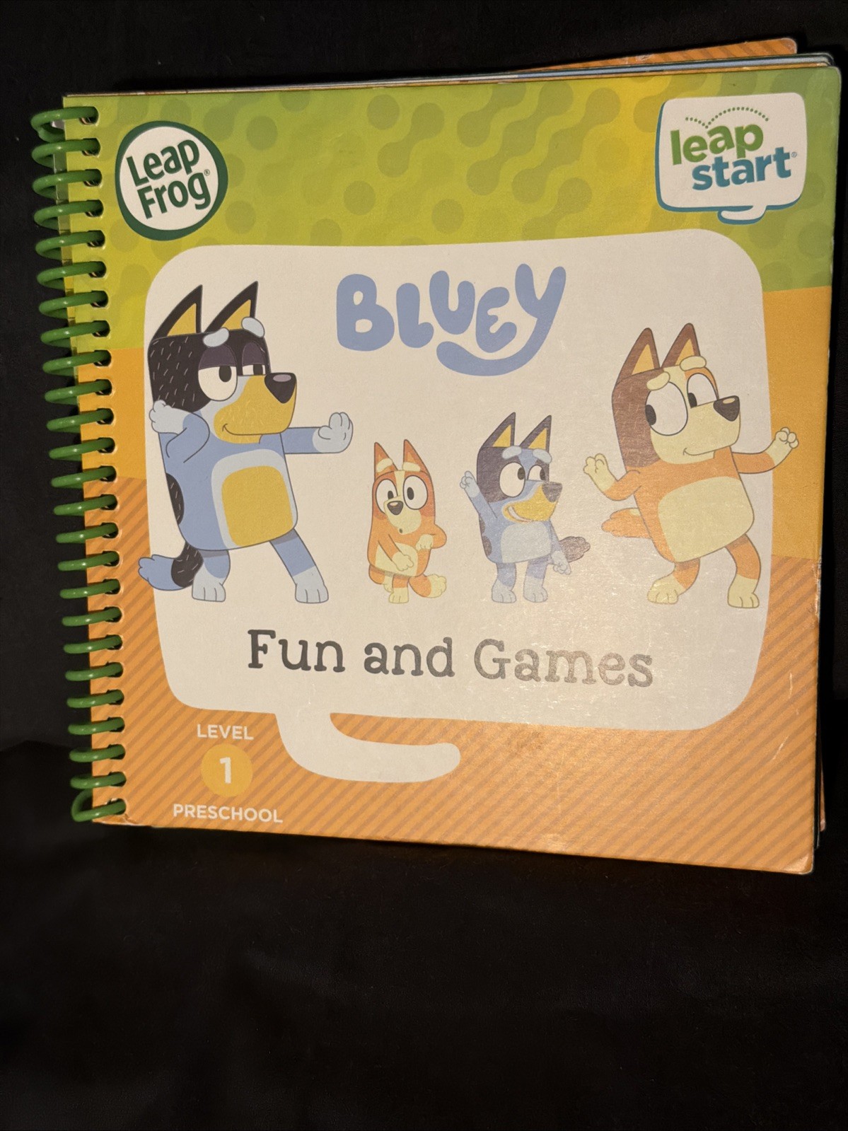 Bluey Fun and Games Activity Book for LeapStart Interactive Learning Systems