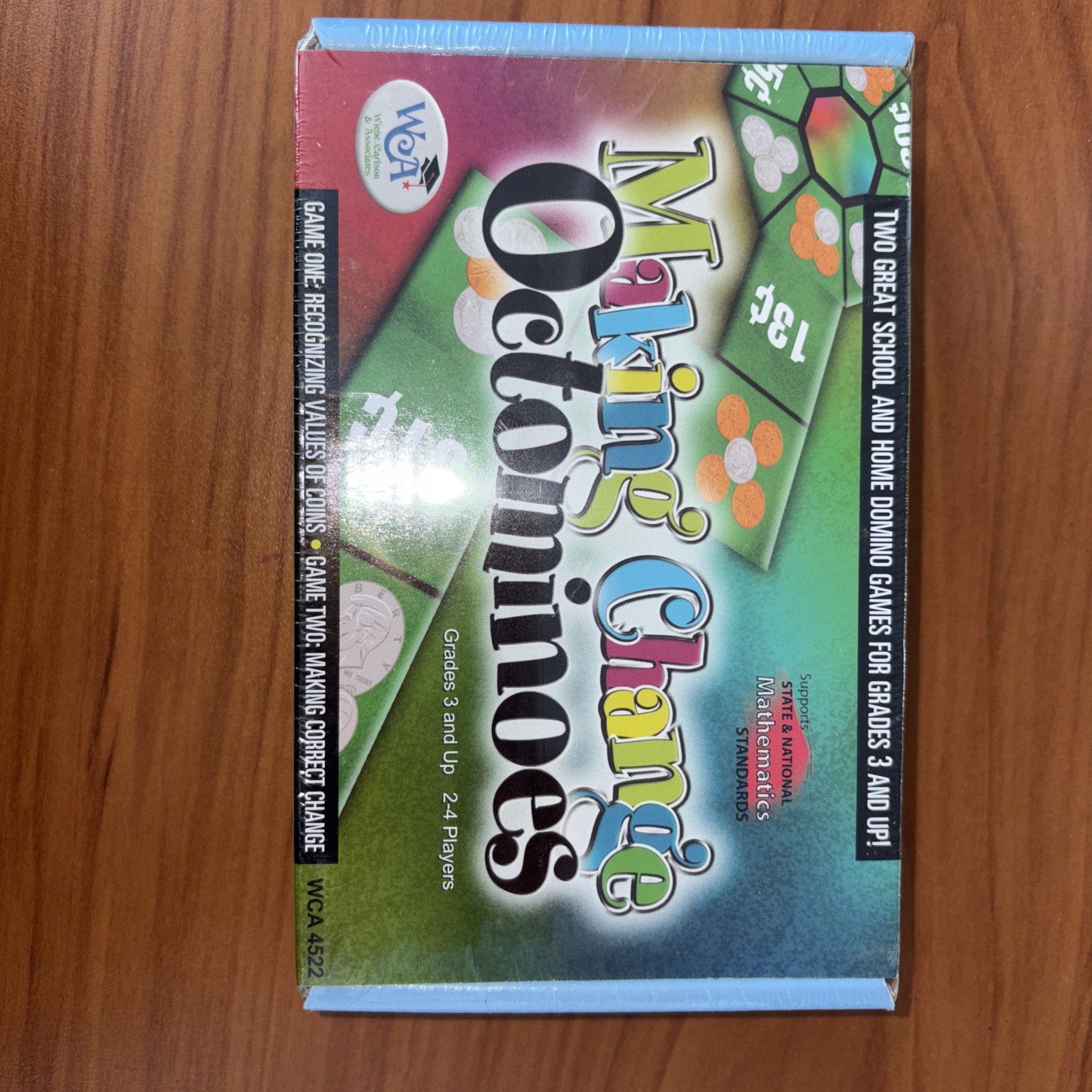 Making Change Octominoes – Learning Advantage – Grades 3 and Up. 2-4 Players