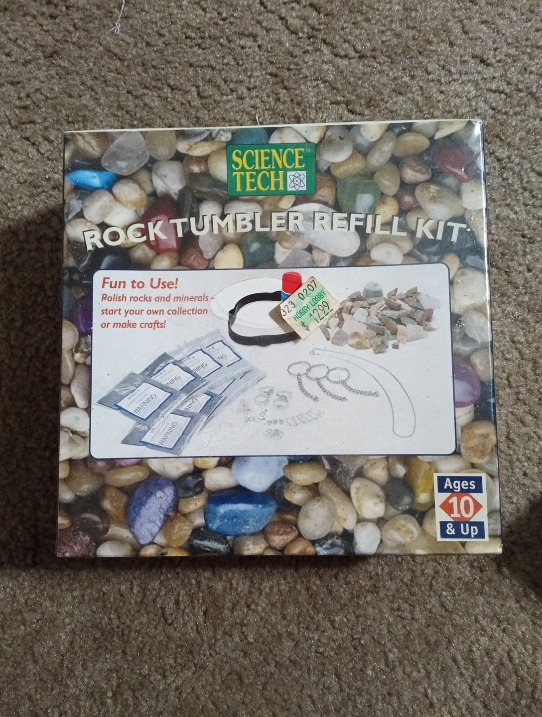 Discovery Planet Rock Tumbler Refill Kit Polished Rocks #36925 Ages 10+ New