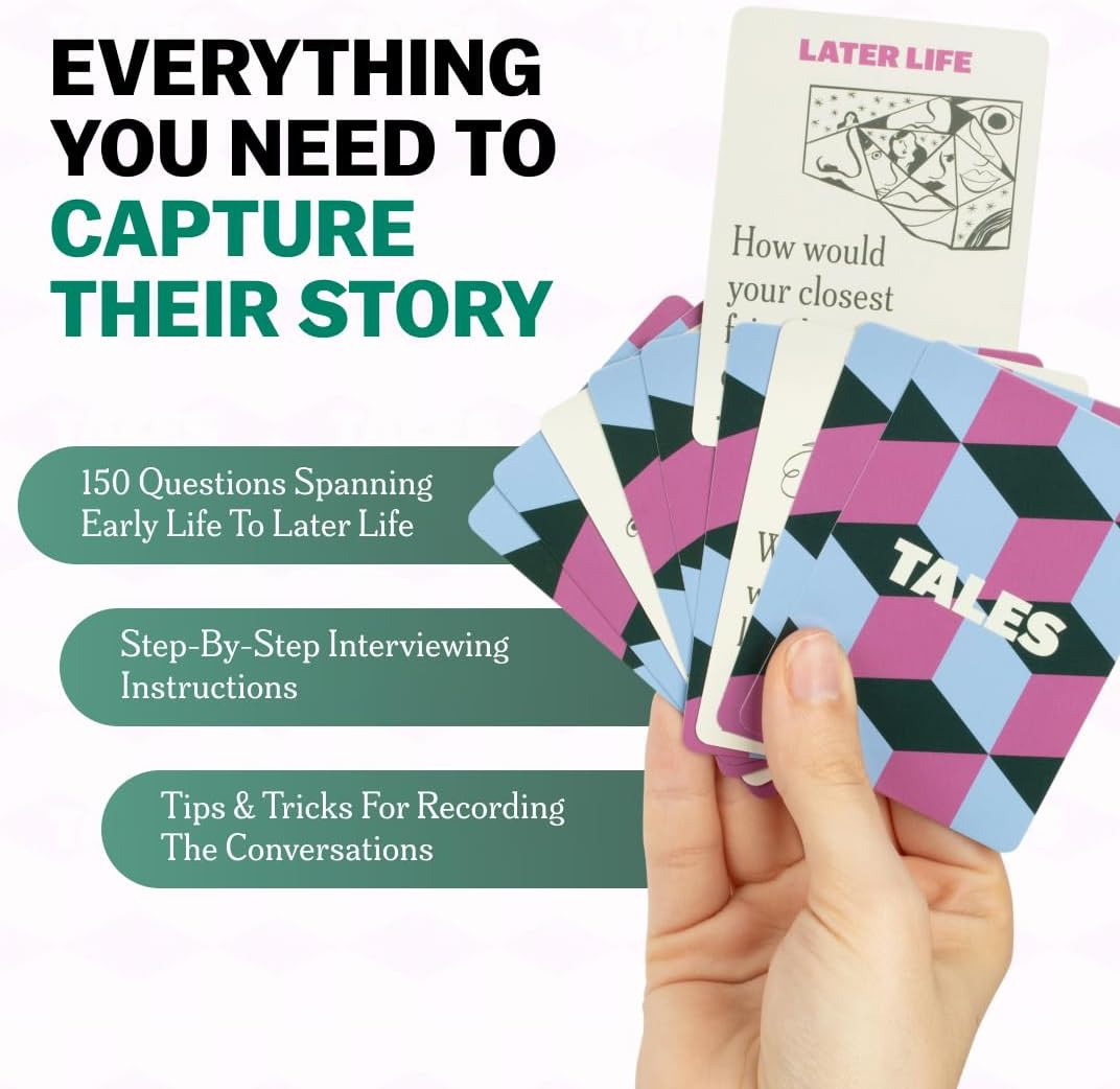 Conversation Starter Cards – Couples/Family/Life Story Edition – 150 Cards