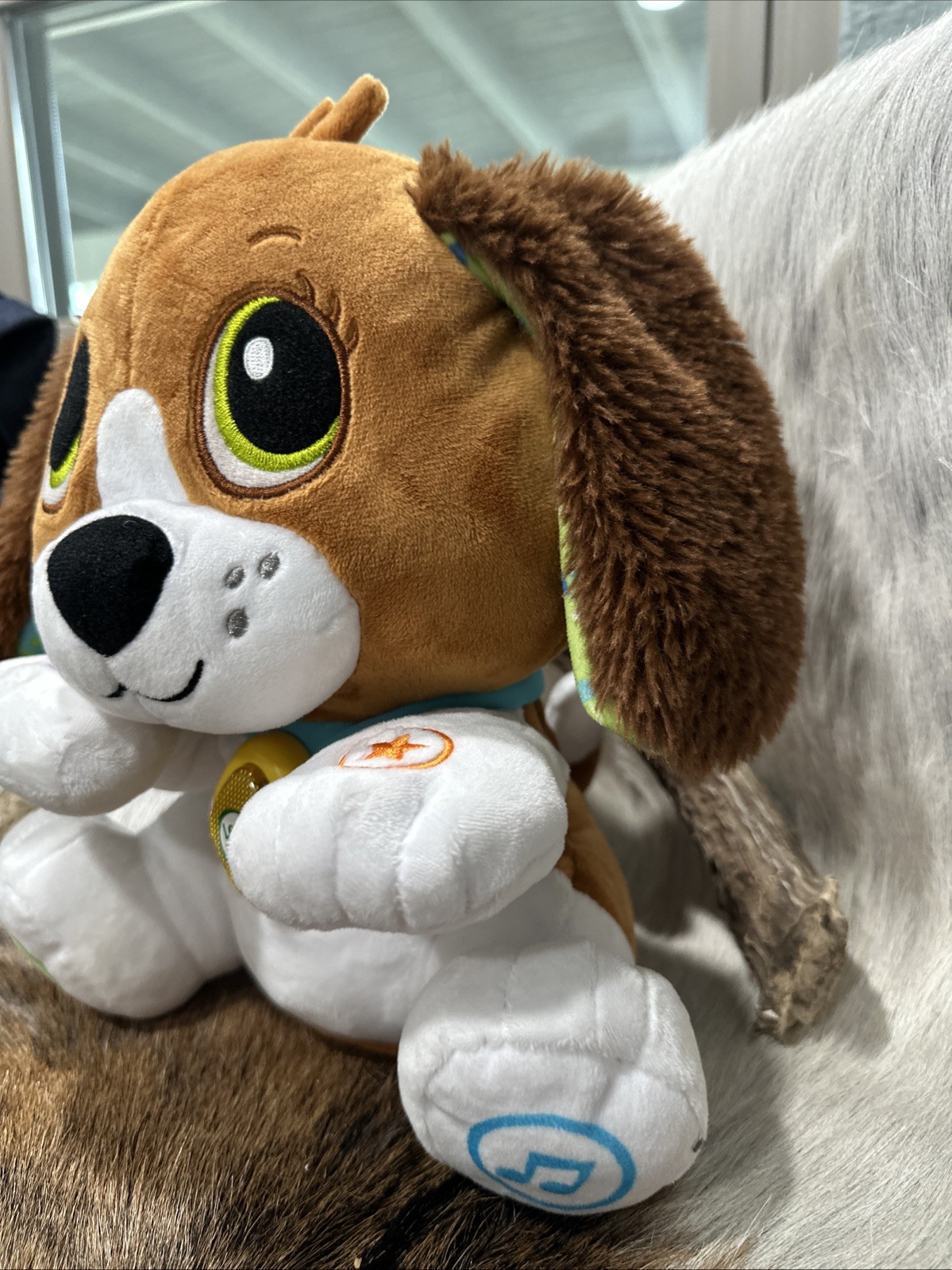Leap Frog Speak & Learn Puppy W/ Interactive Talk Back And Motion Feature WORKS