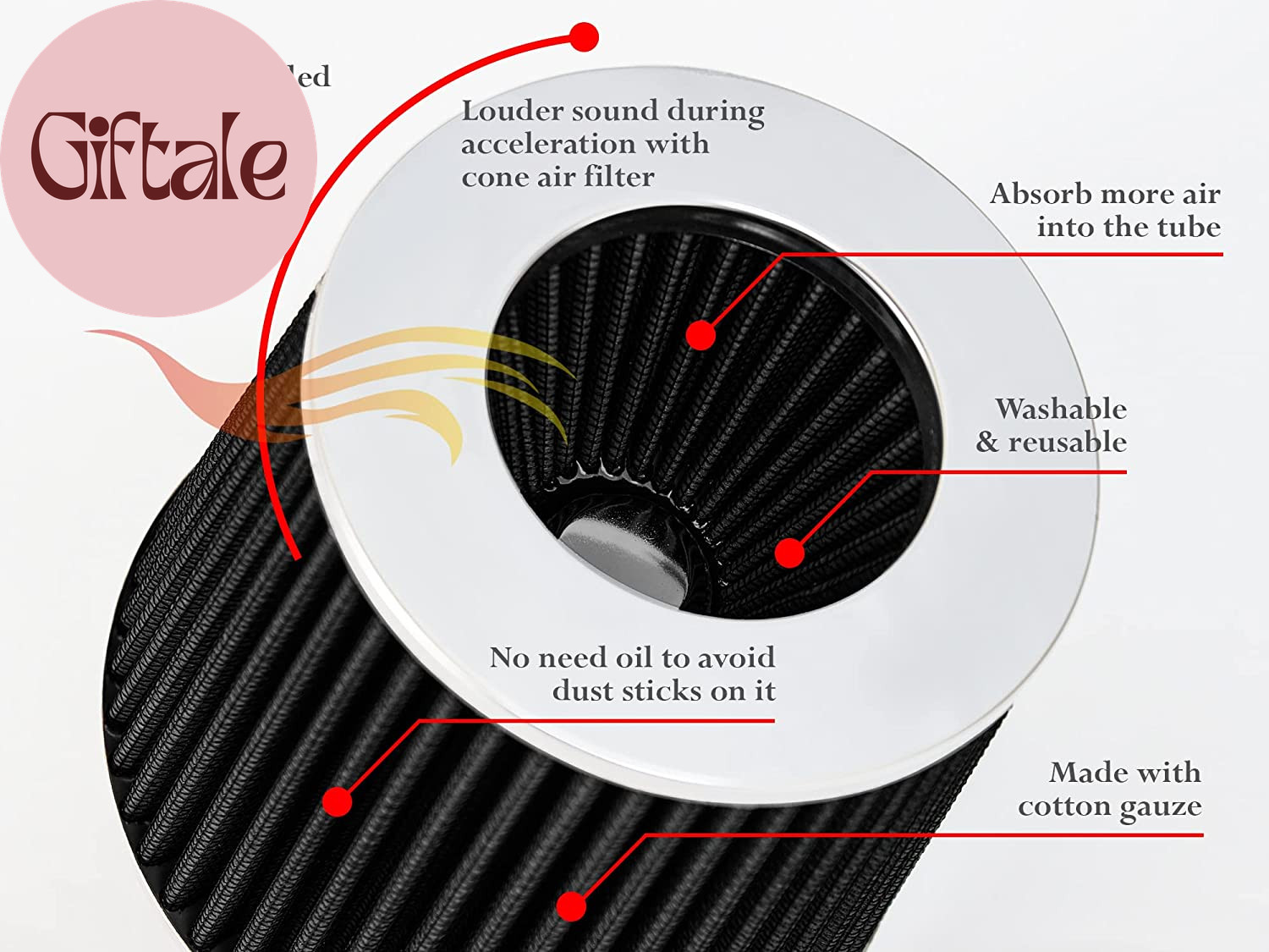 – SHORT AIR INTAKE Compatible for 11-14 Sonata/Optima 2.4L NON-TURBO MODEL (Blac