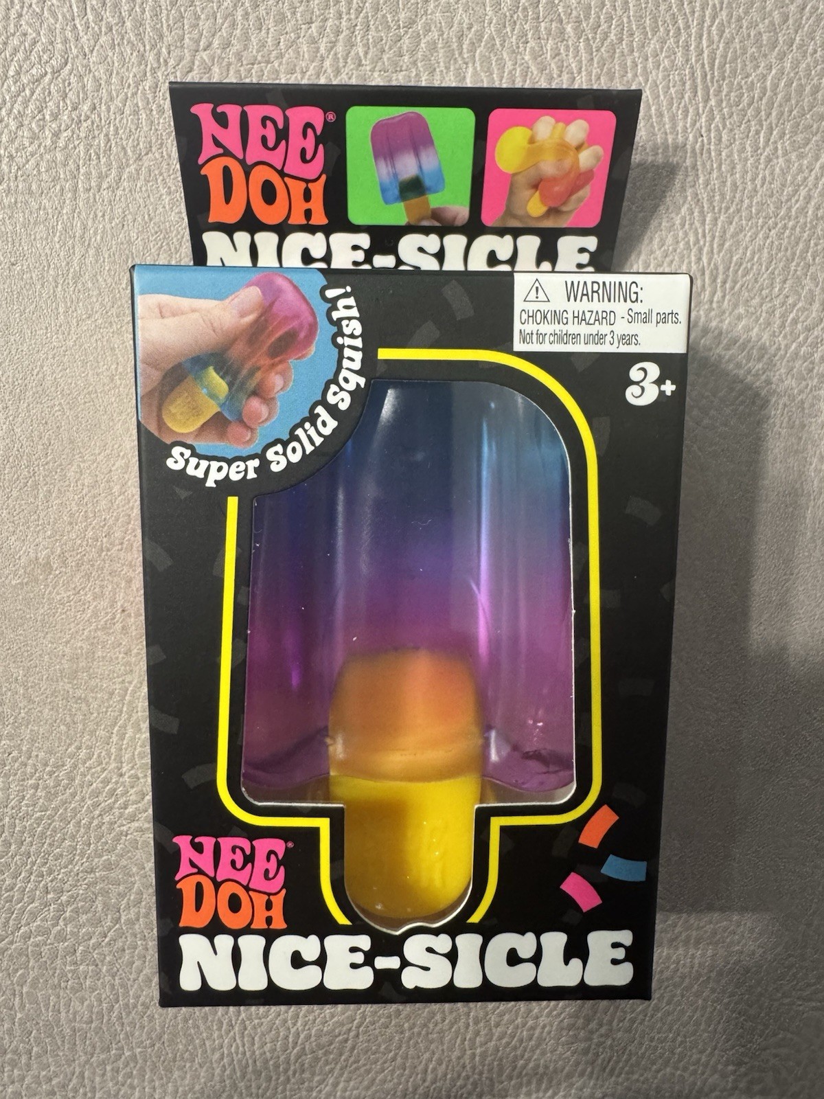 NeeDoh Nice-Sicle Popsicle Toy – ( Purple) – NEW – 100% Authentic
