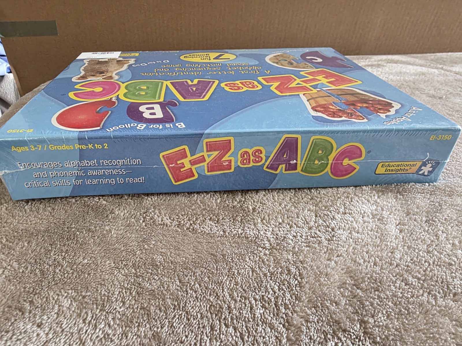 E-Z As ABC 7 Fun Learning Games Ages 3 To 7 New